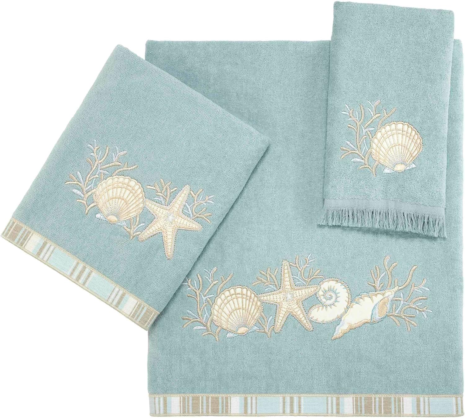 Avanti Linens Bath Towel Soft Absorbent Coastal