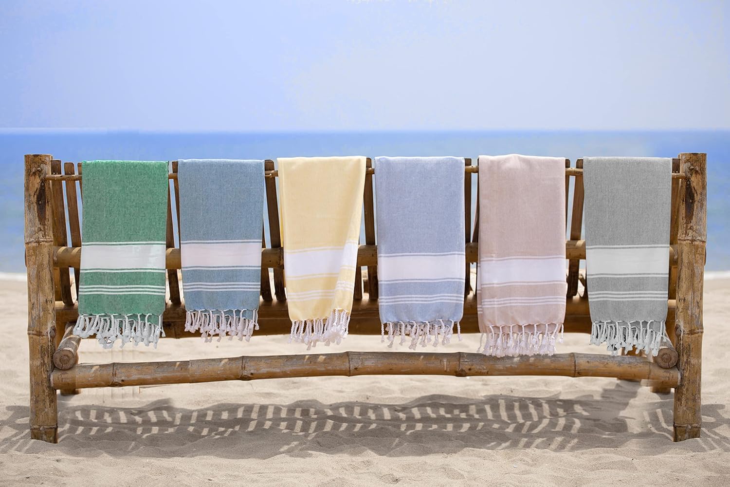 Stylish OversizedHunter Green Beach Towels