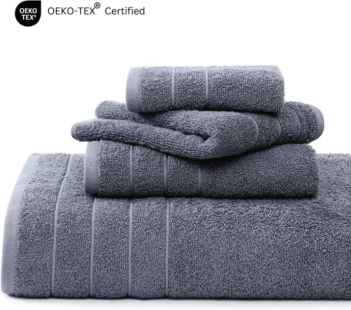 Casa Platino Bath Towels Set 18-Piece Premium Cotton Set