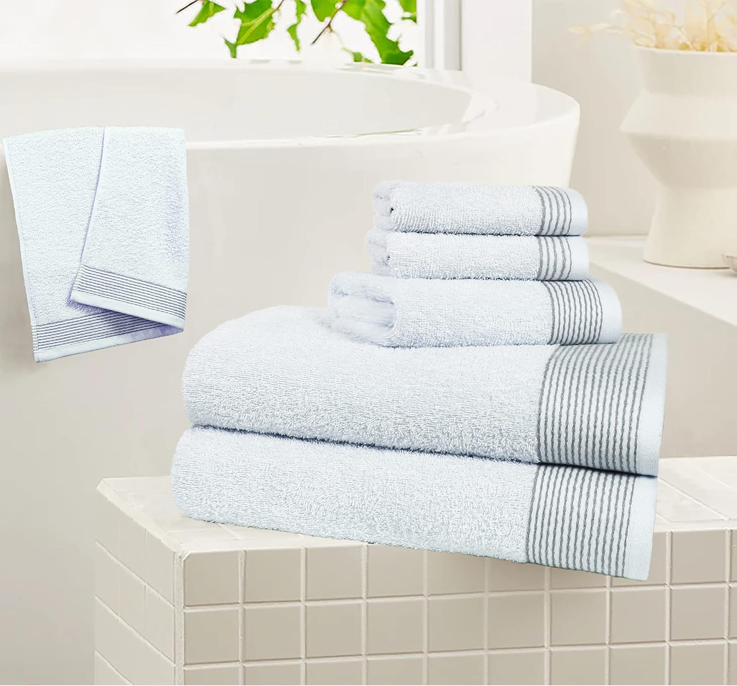 Beli Belizzi Home 6pcs Ultra Soft Cotton Towels Set