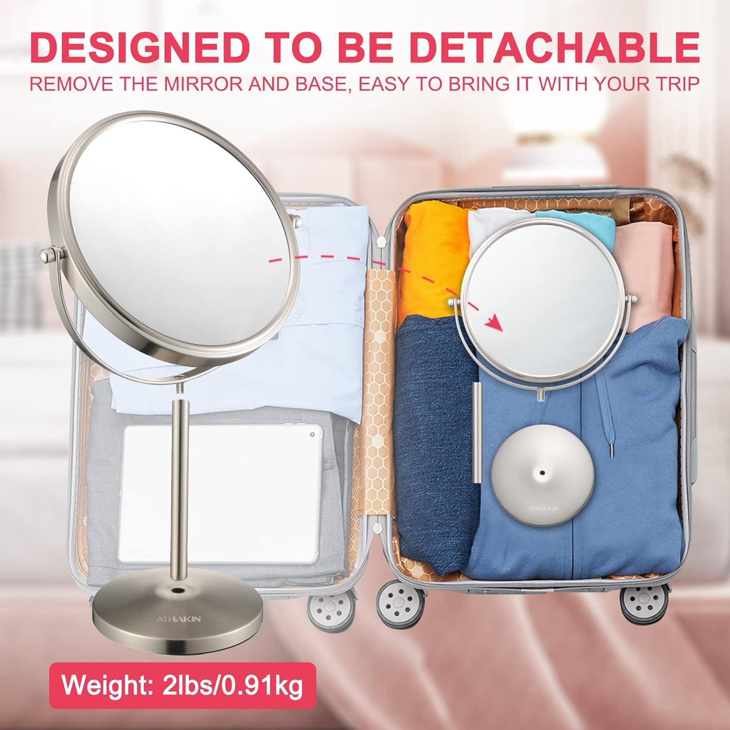 10X Magnifying Makeup Mirror