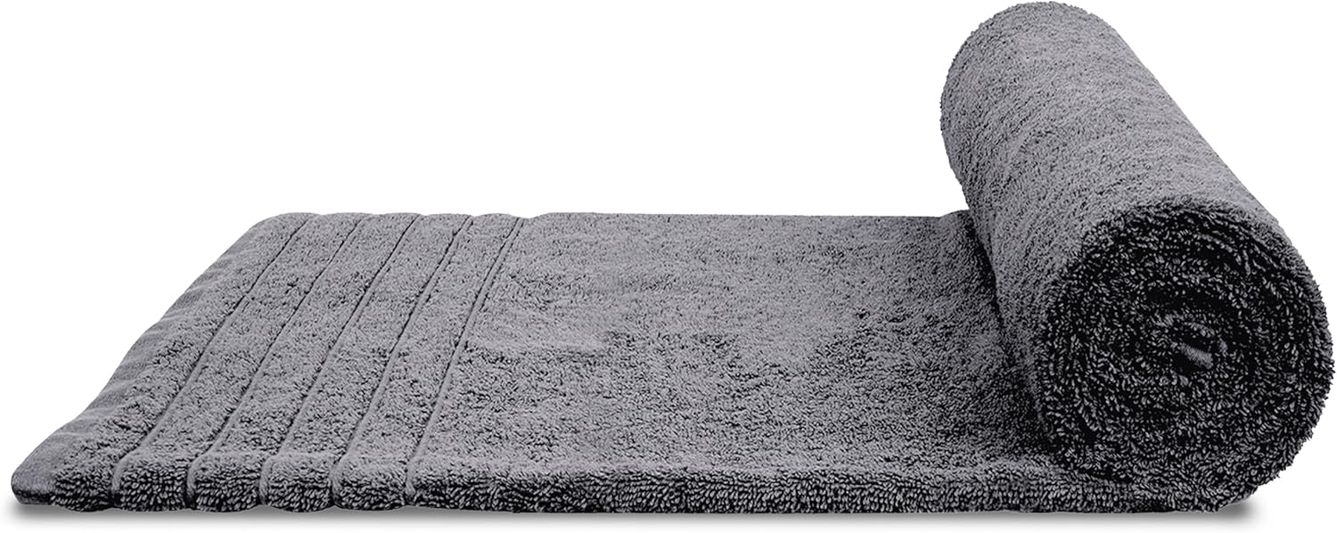 Tens TowelsVersatile and Soft Extra Large Bath Towels 35x70 100 CottonDark Grey