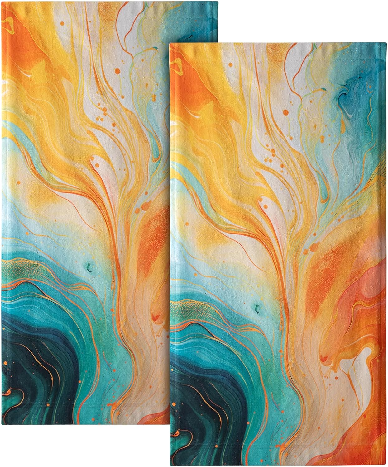 Giwawa Marble Hand Towels Set of 2