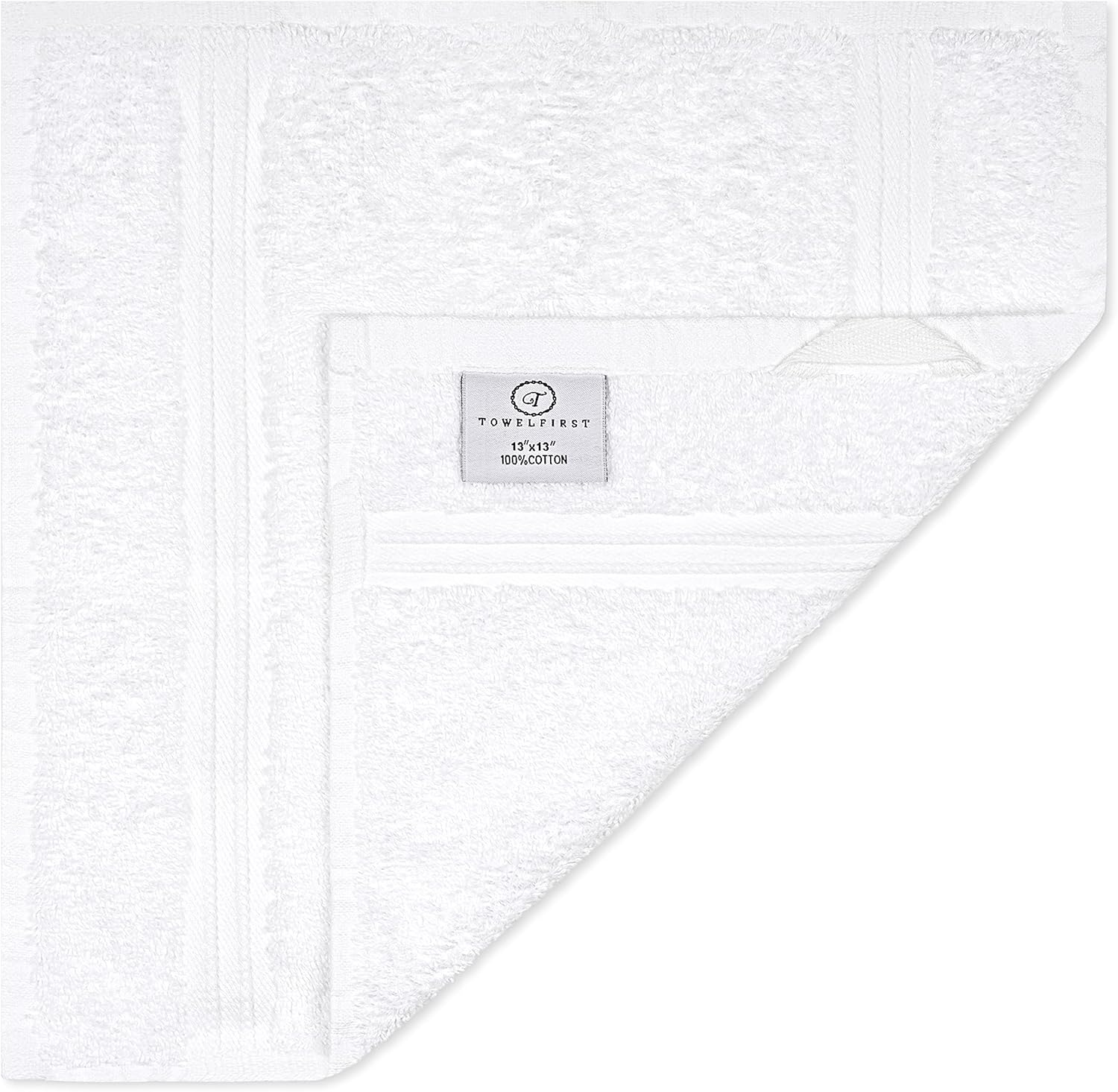 Premium Luxurious Washcloth Set with Loop - Ultra Soft Absorbent 6Pack 13x13