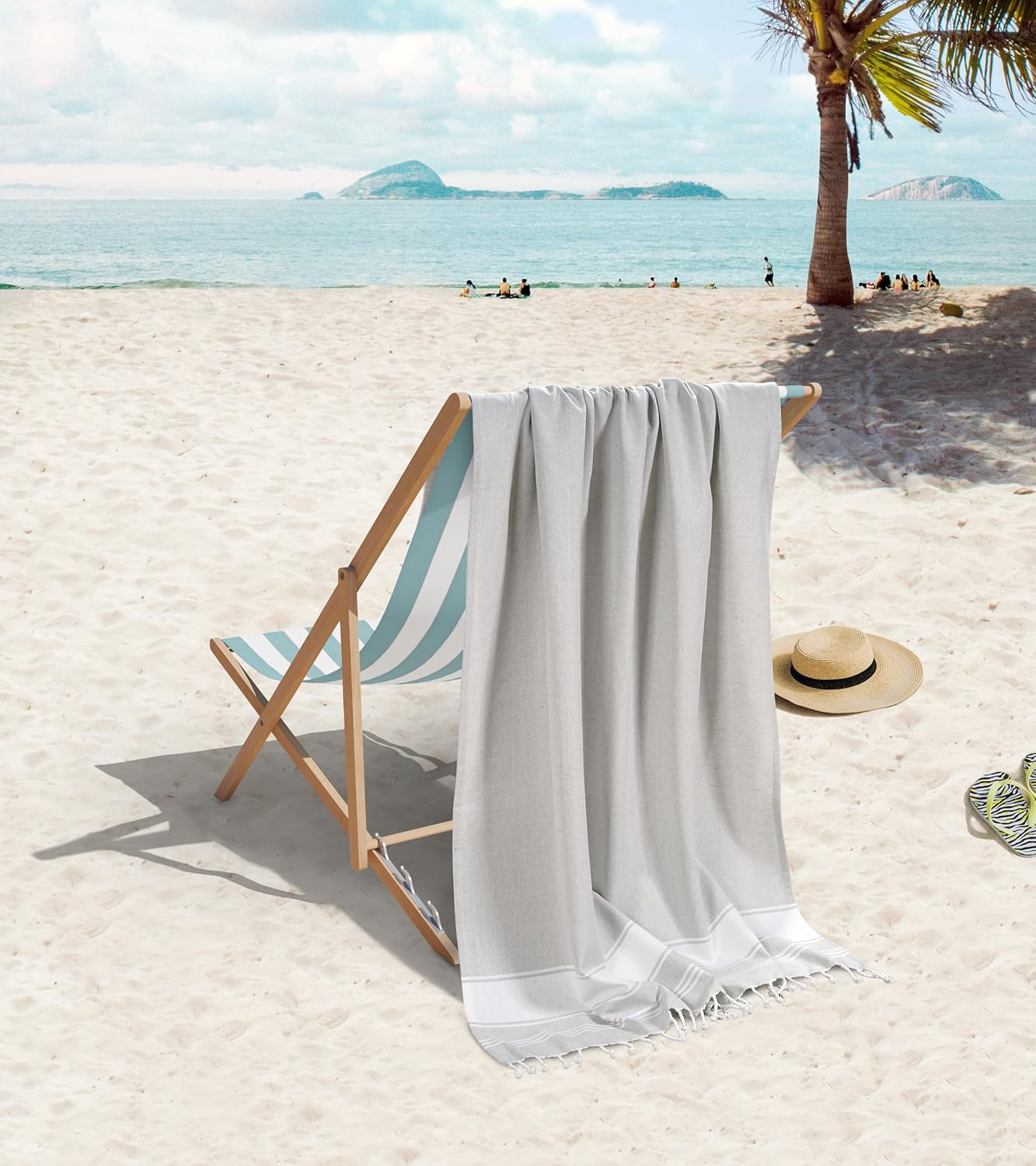 LUXE 6-Piece Beach Towels Set