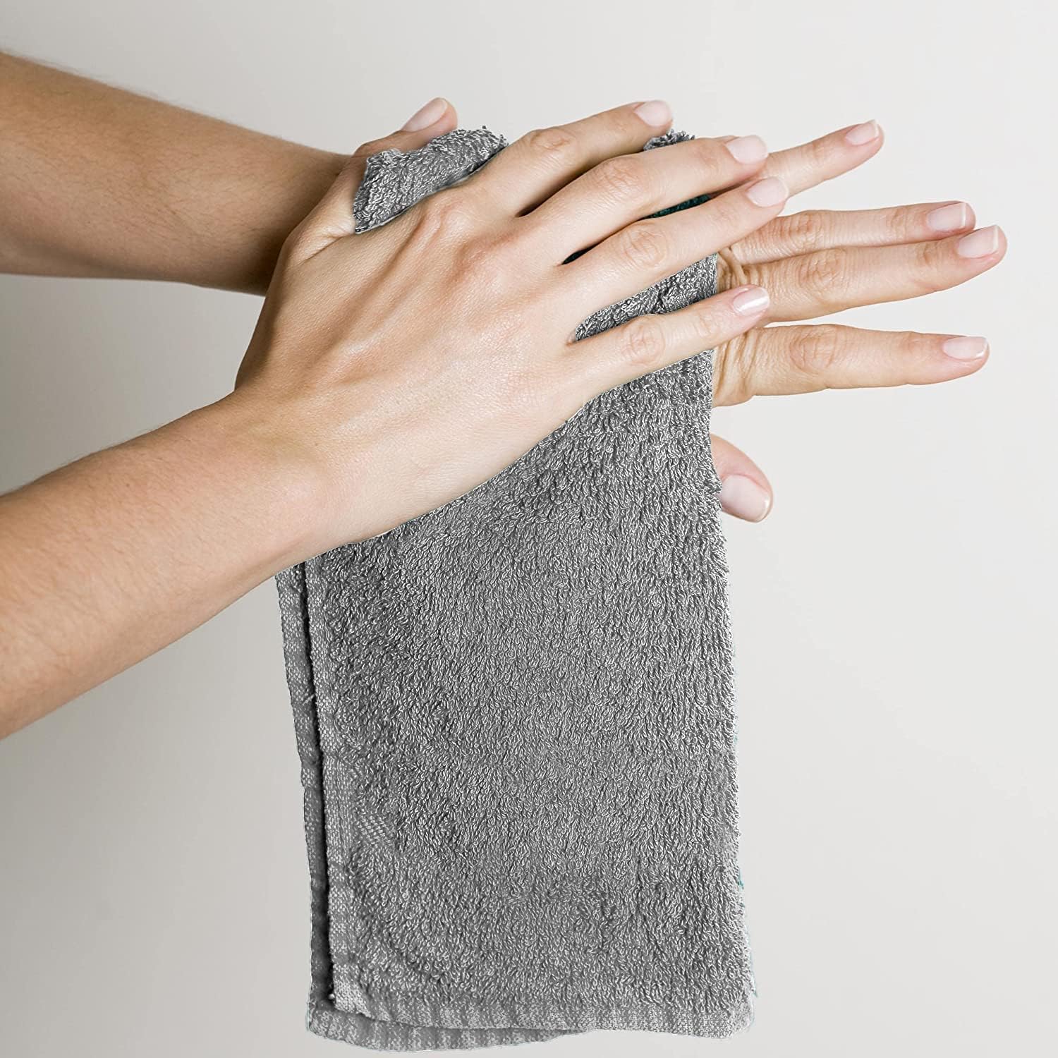 Simpli Magic Cotton Washcloths Pack of 48 12x12