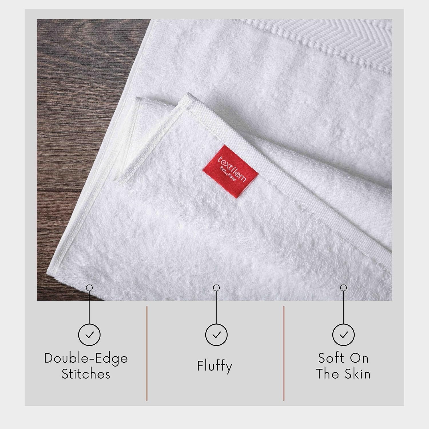 Luxury 100 Turkish Cotton Bath Towels Set for Home