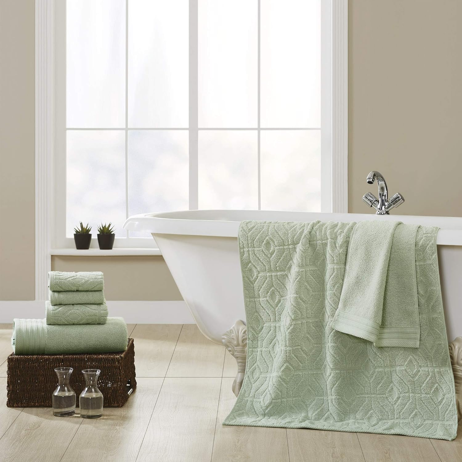 Seamless Collection 6-Piece Bath Towel Set