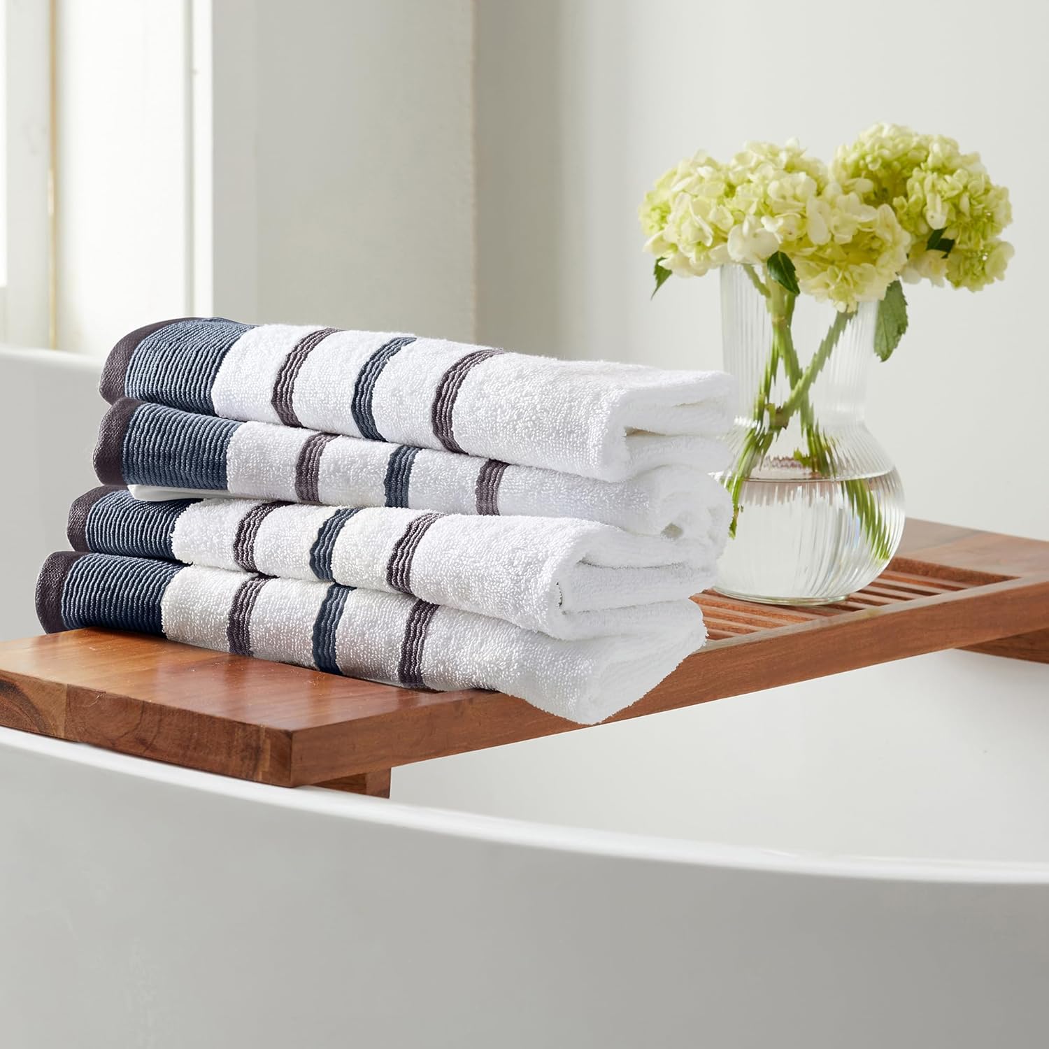 Luxurious Bath Towels Set - Moroccan BlueDecember Sky