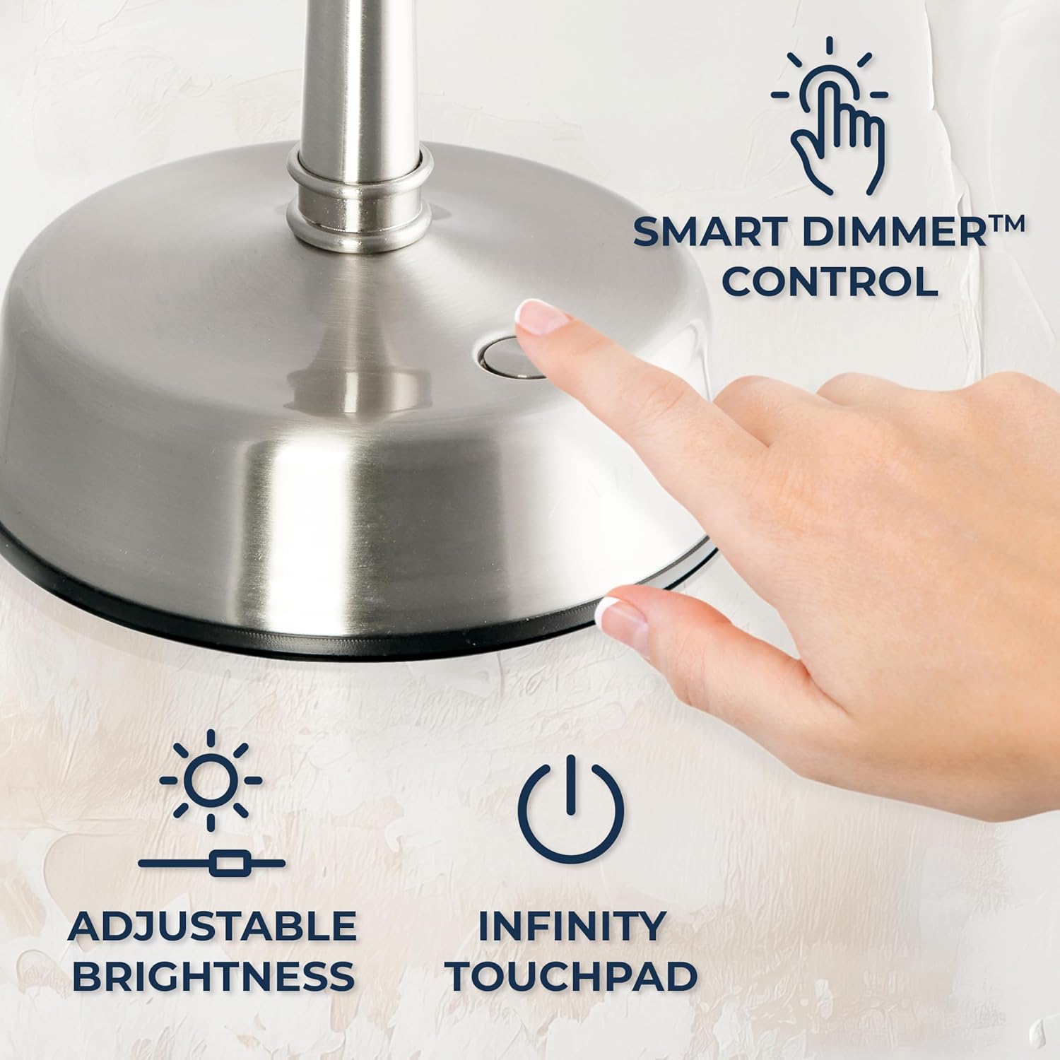 UltimateLED-Backed Makeup Mirror with 10X Swivel and Dimmable Light