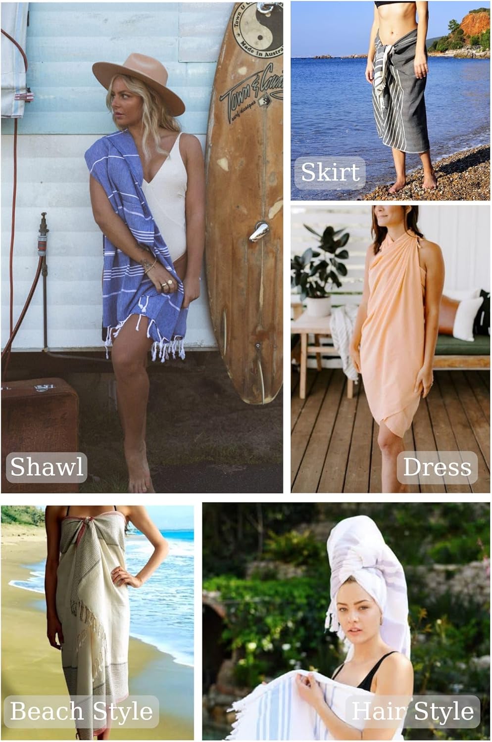 Extra Large 100 Cotton Beach Towel for Adults
