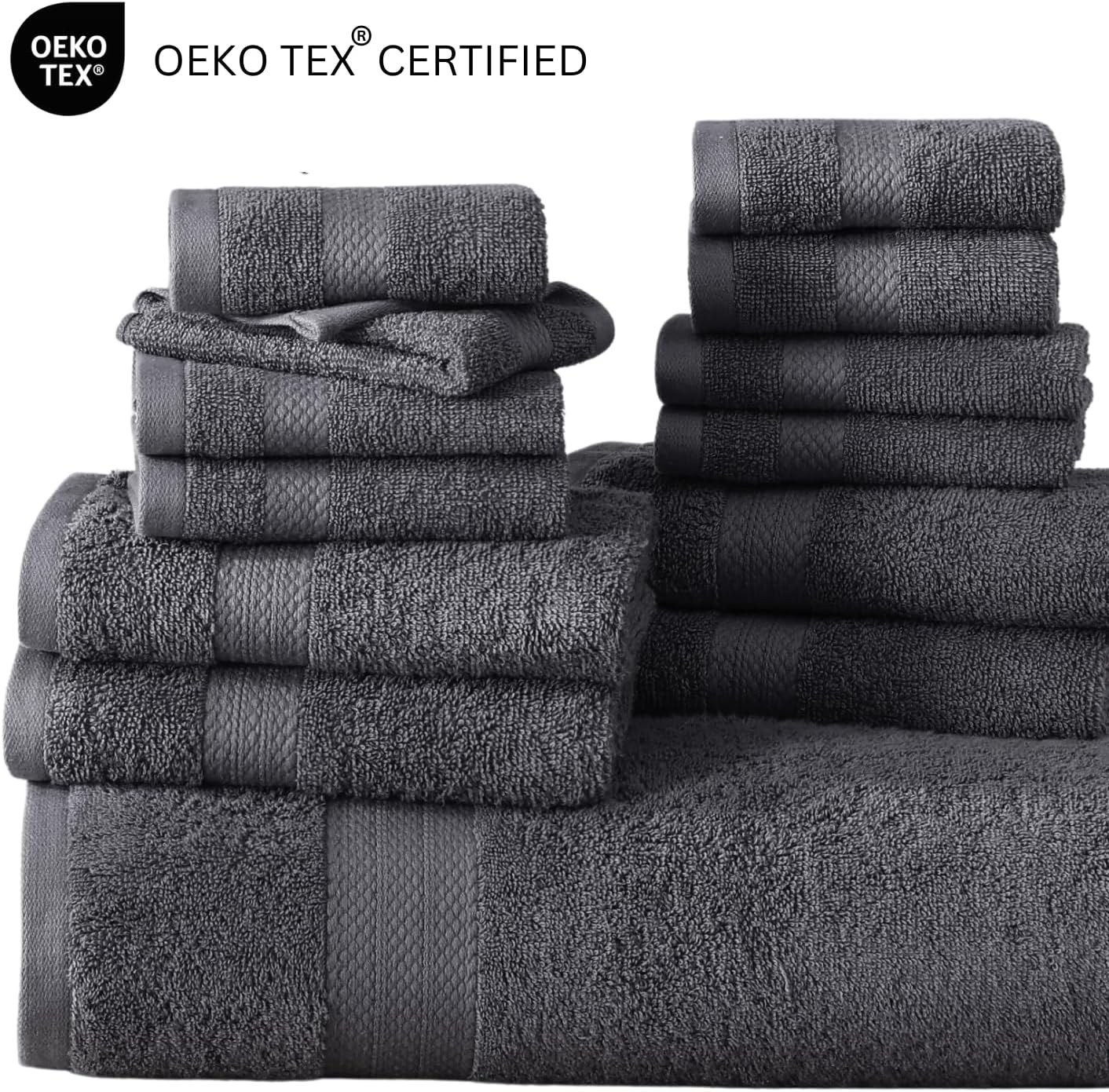 24-Piece Bath Towel Set for Luxurious Living