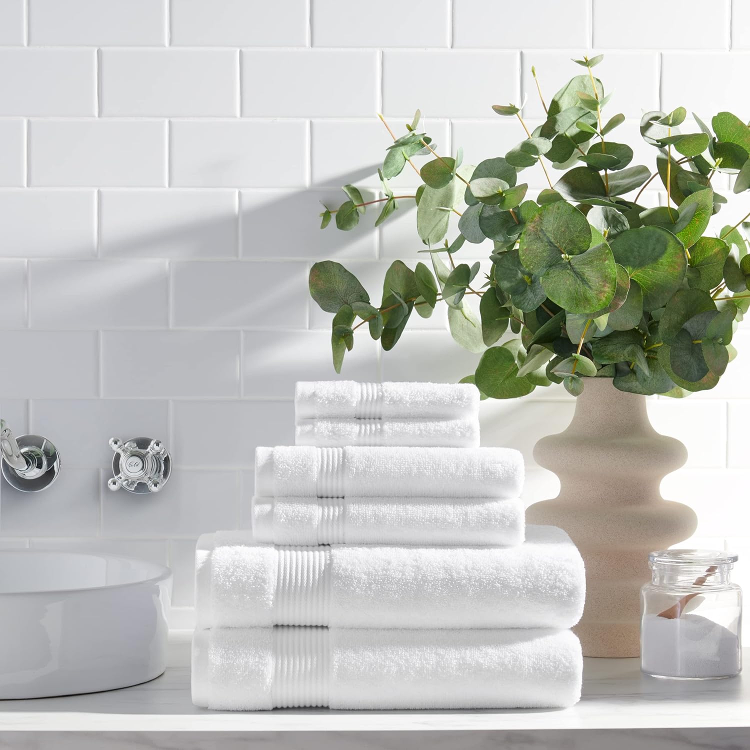 Luxury 12-Pack Cotton Washcloths