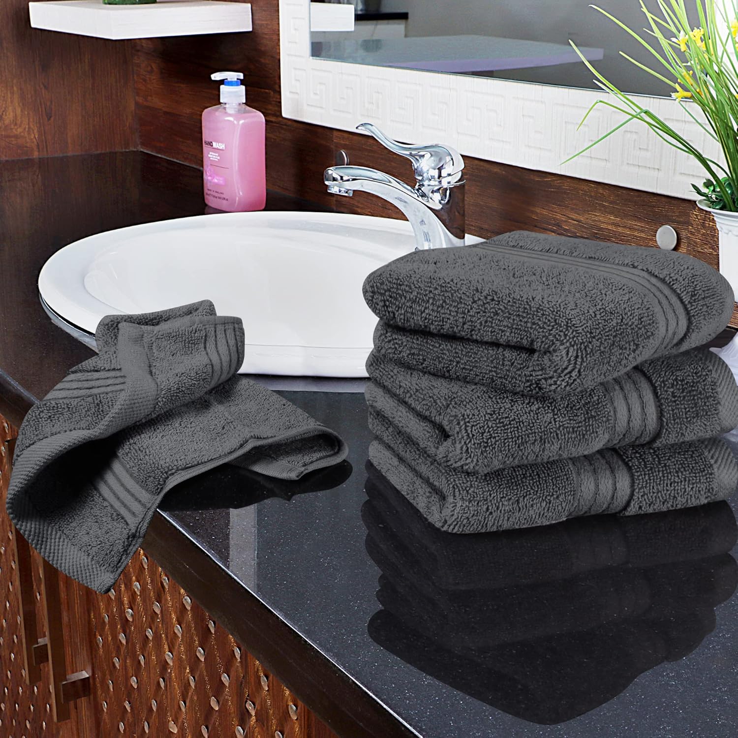 Utopia Premium Washcloth Set