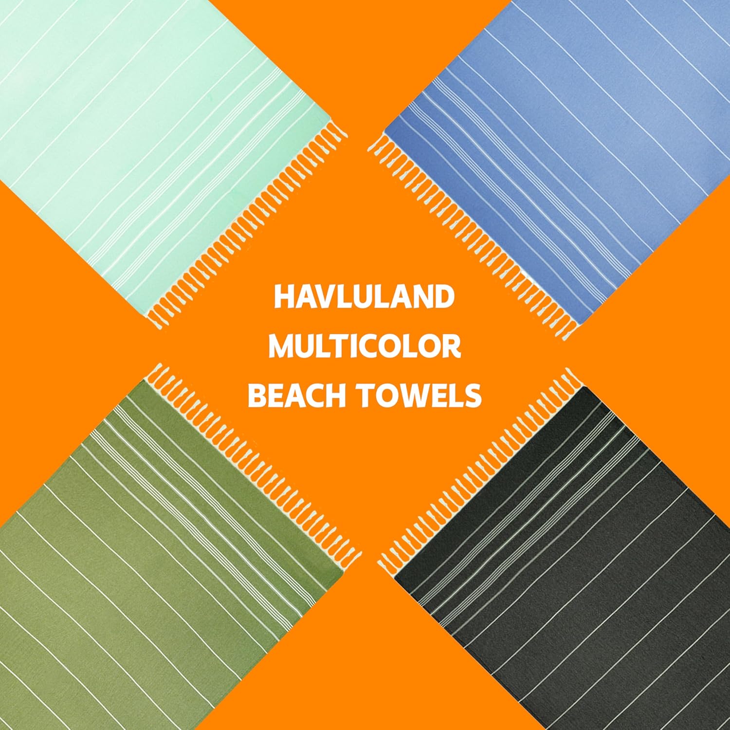 HXLuland Pack of 2 Oversized Beach Towels