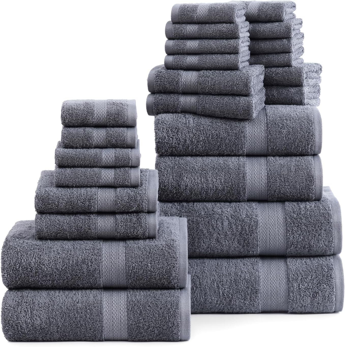24-Piece Bath Towel Set for Luxurious Living