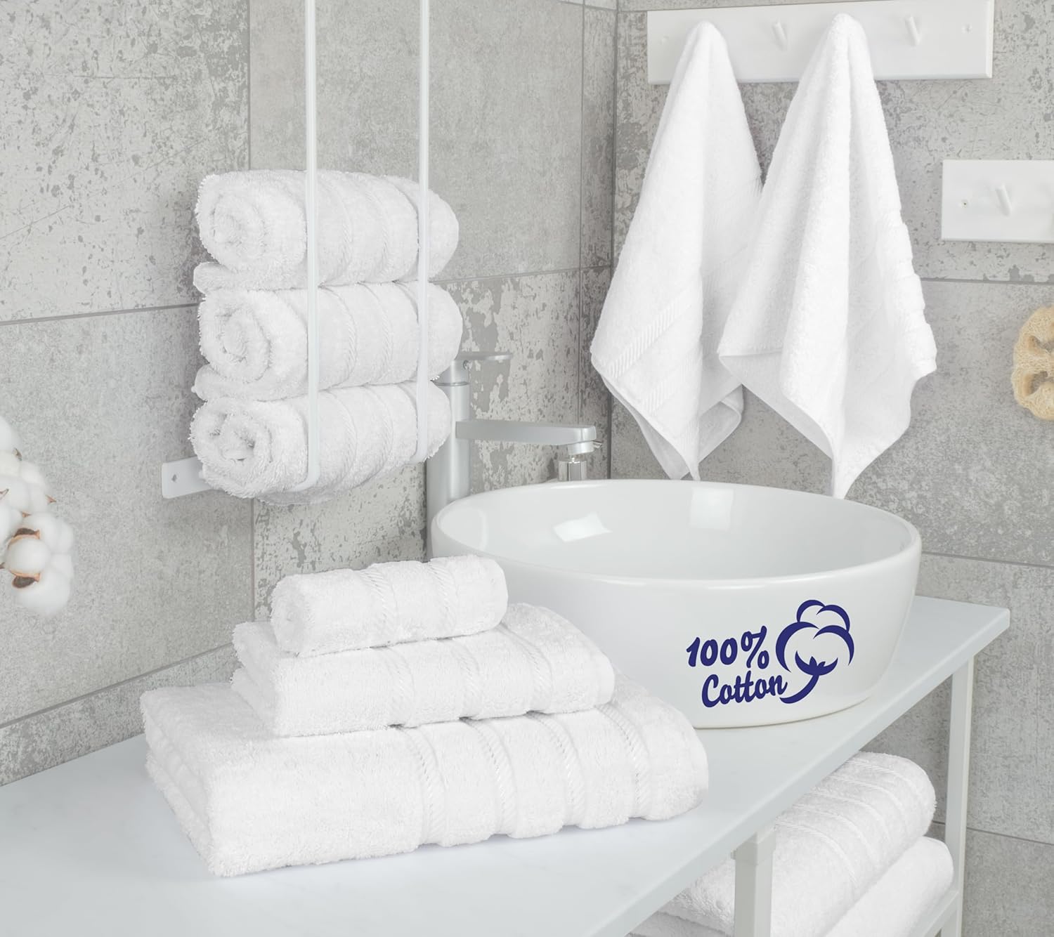American Soft Linen Luxury 6-Piece Cotton Turkish Towels