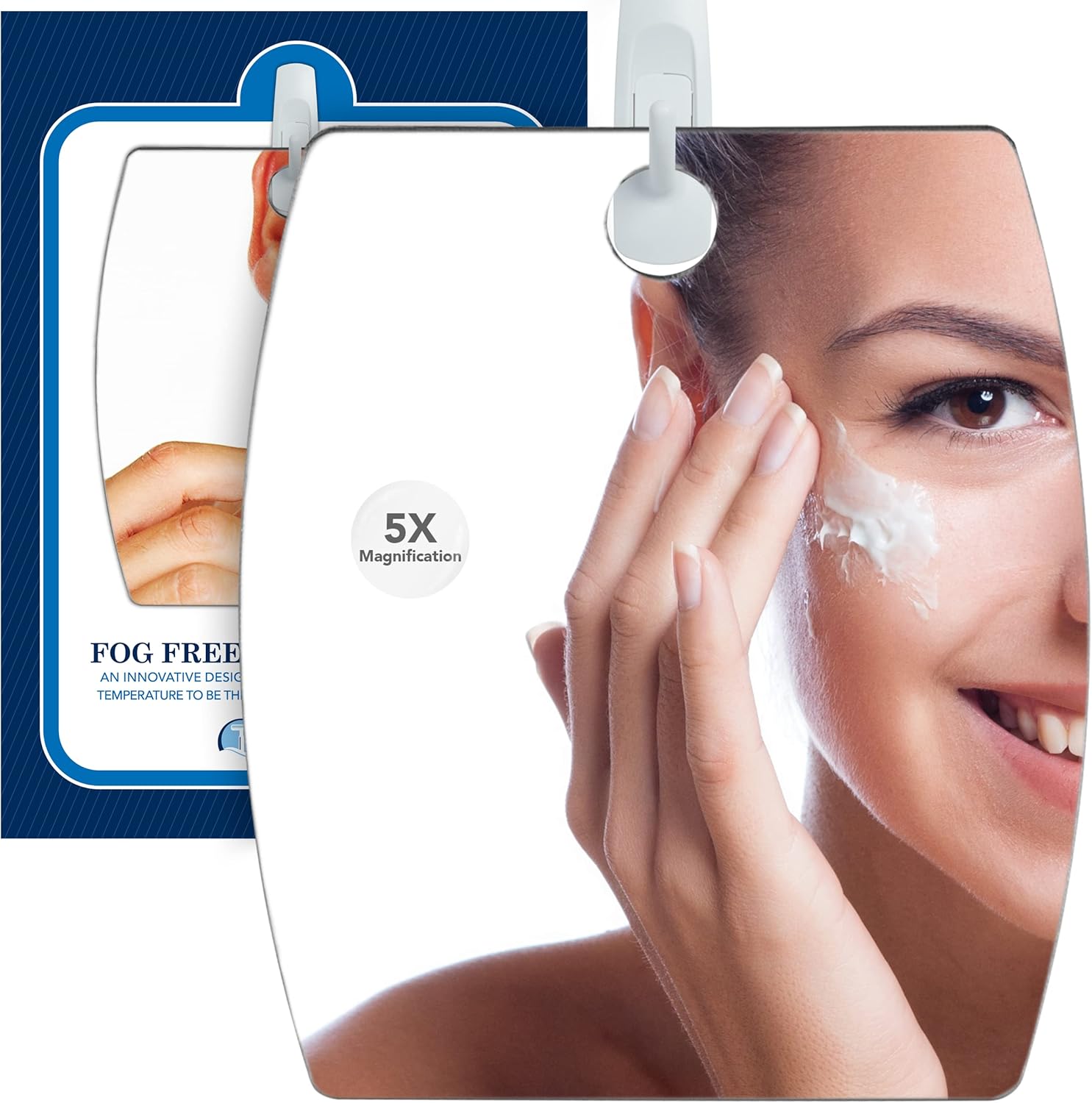 Fog-Free Magnifying Mirror Curved Design Easy Shaving Experience Long-Lasting Design