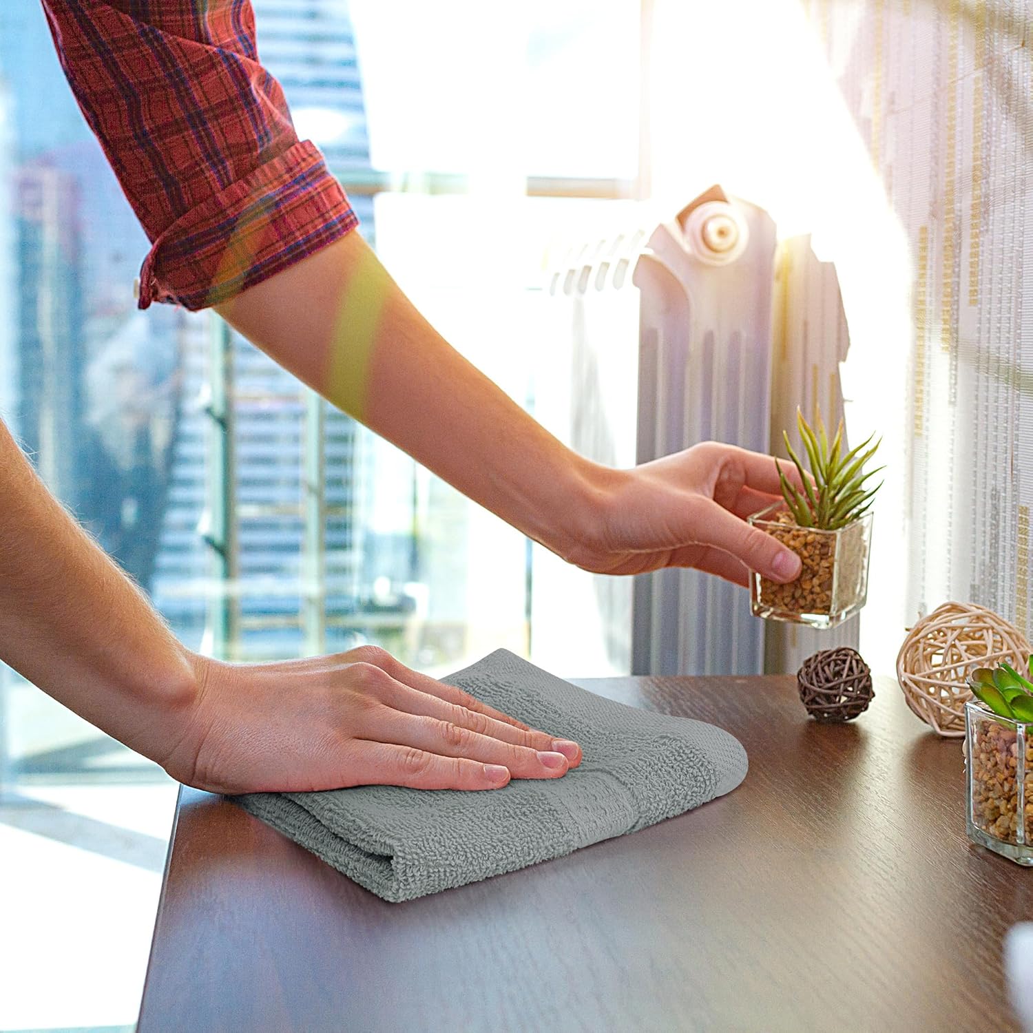 Utopia Towels 12-Piece Premium Washcloth Set for Home and Beyond