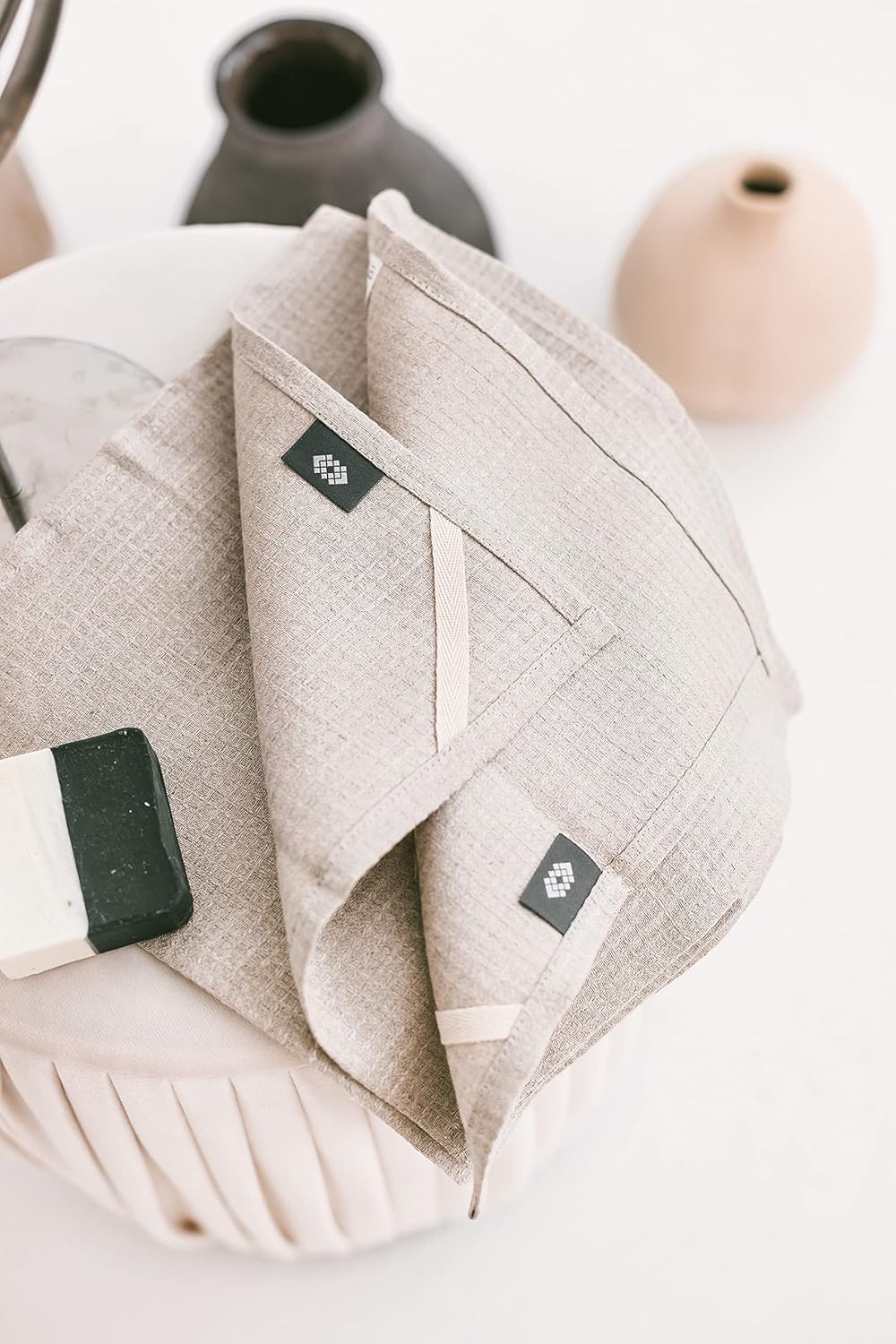 Flax Linen Face Washcloths