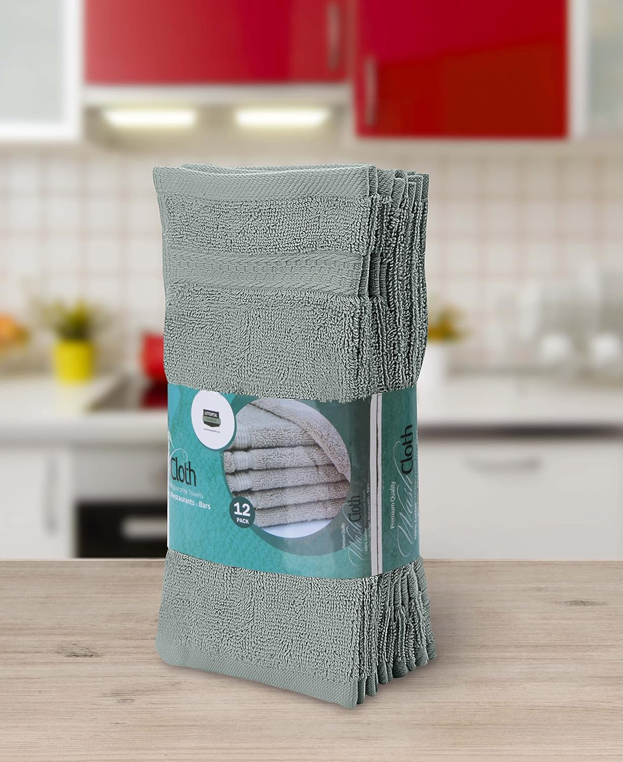 Utopia Towels 12-Piece Premium Washcloth Set for Home and Beyond