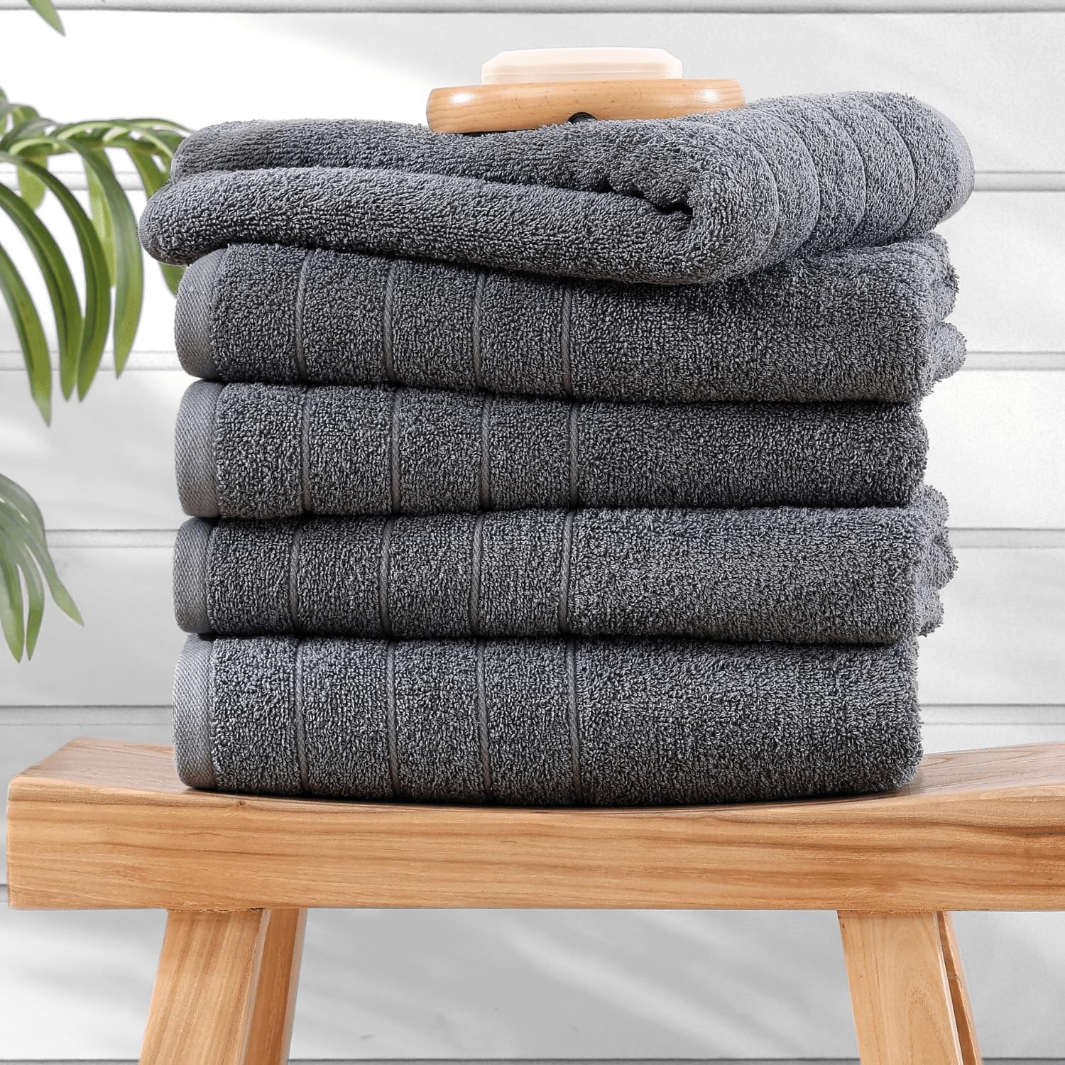 Luxurious Evolution 6-Pack Medium Cotton Towels