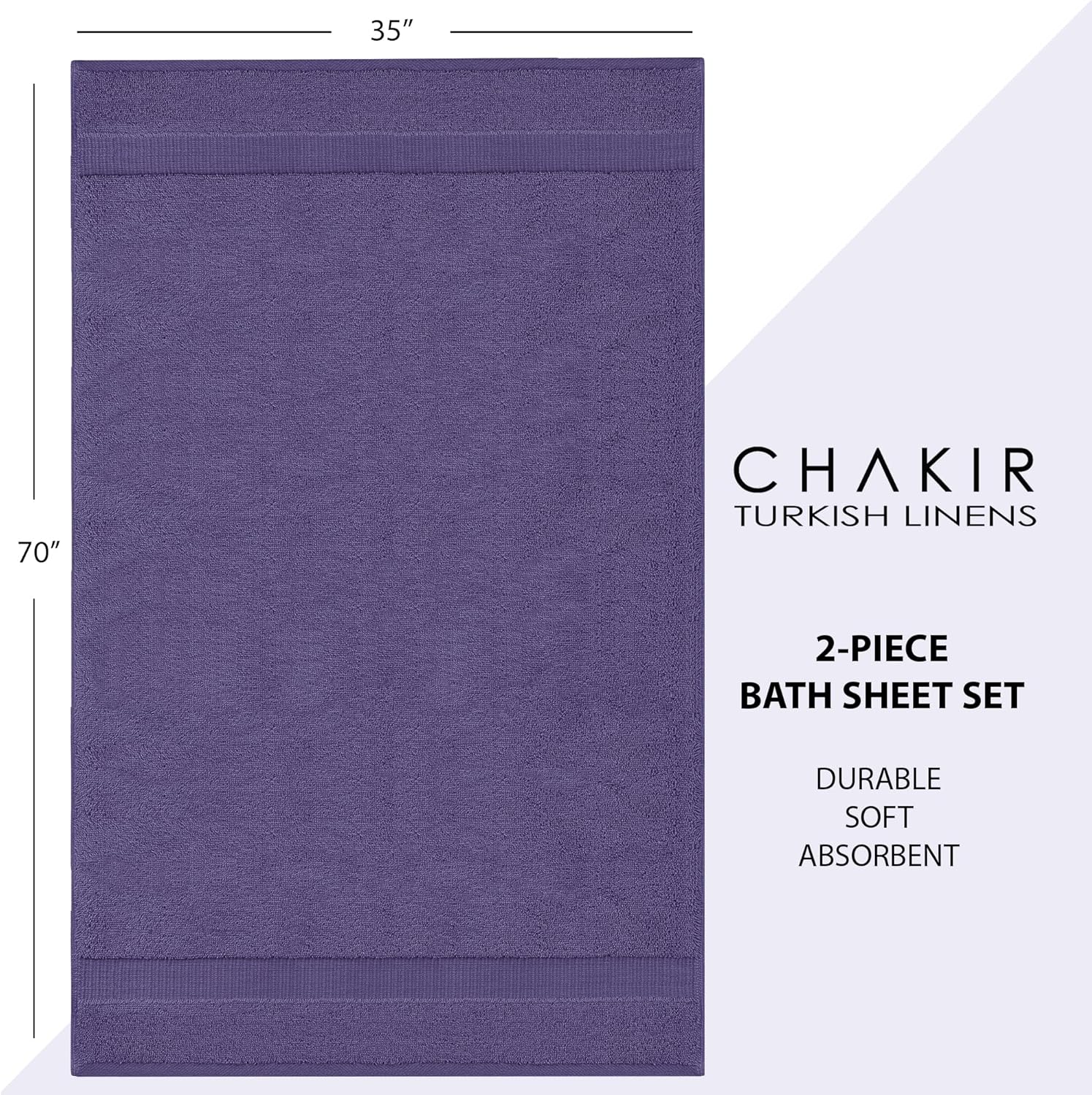 Chakir Turkish Linens Premium 100 Cotton Turkish Bath Towels 35x70 Luxury at Home
