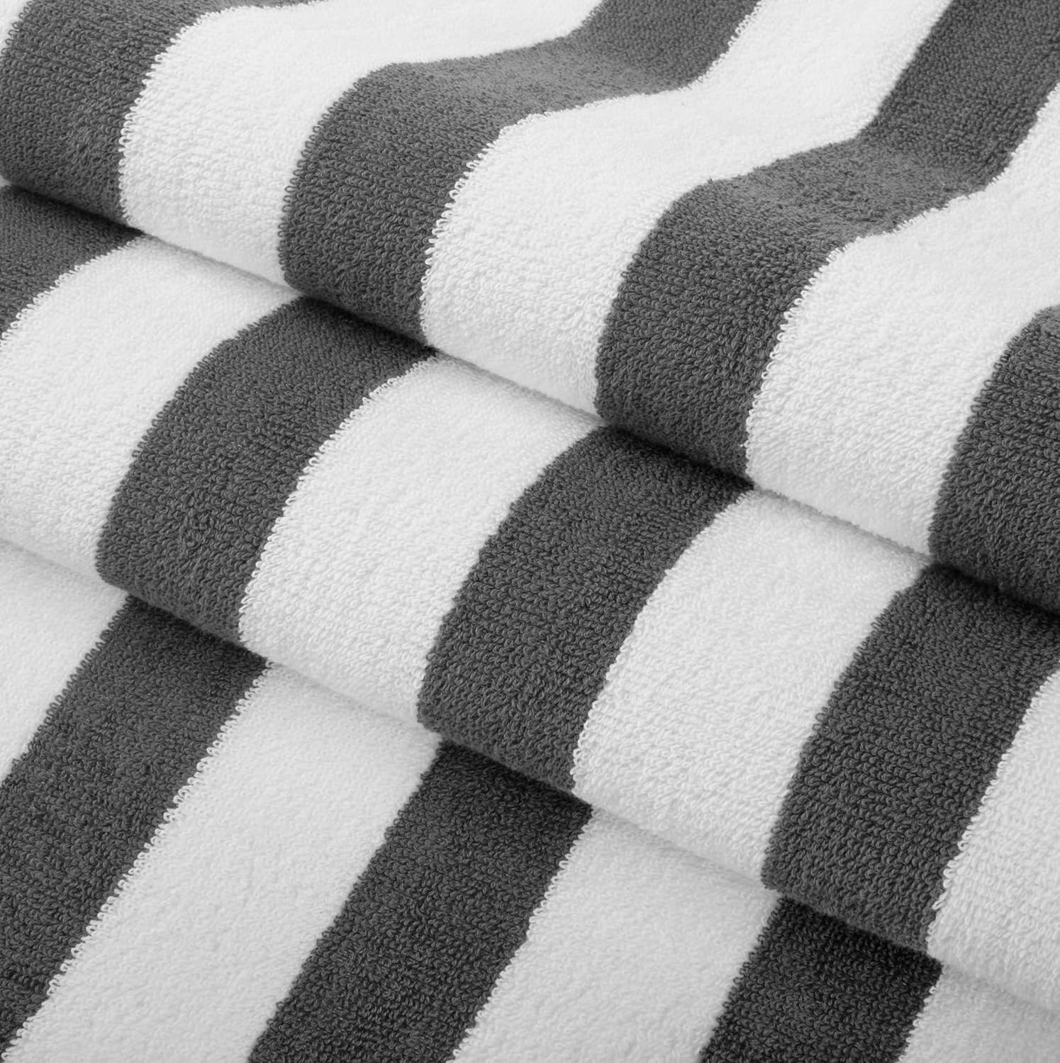 Cali Cabana Stripe Beach Towels Set of 4