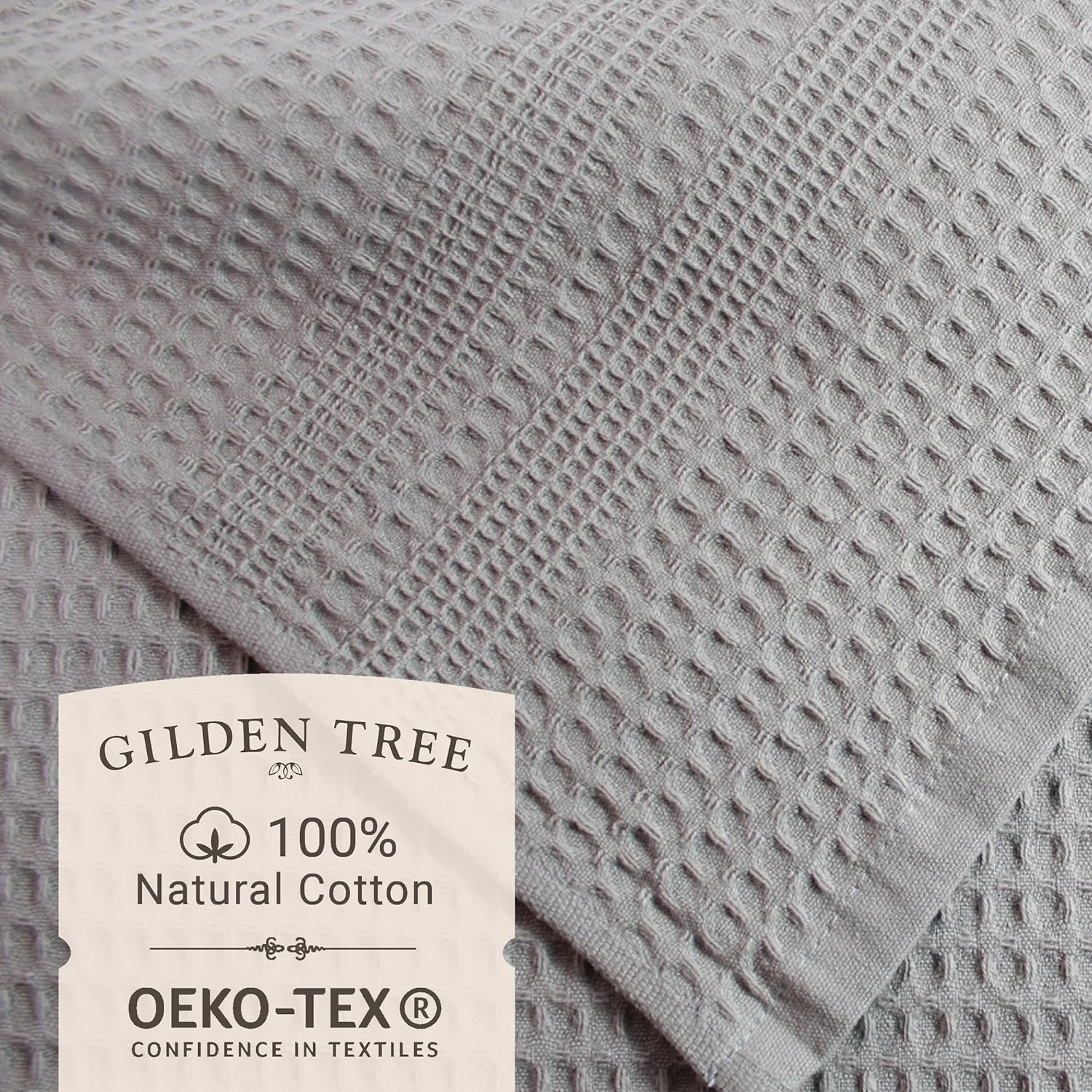 GILDEN TREE Waffle Towels 2 Pack Bath Sheets 40x80 1