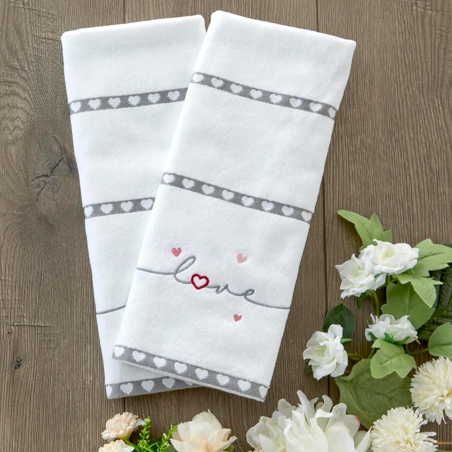 Healing Heart Towels 2 Count