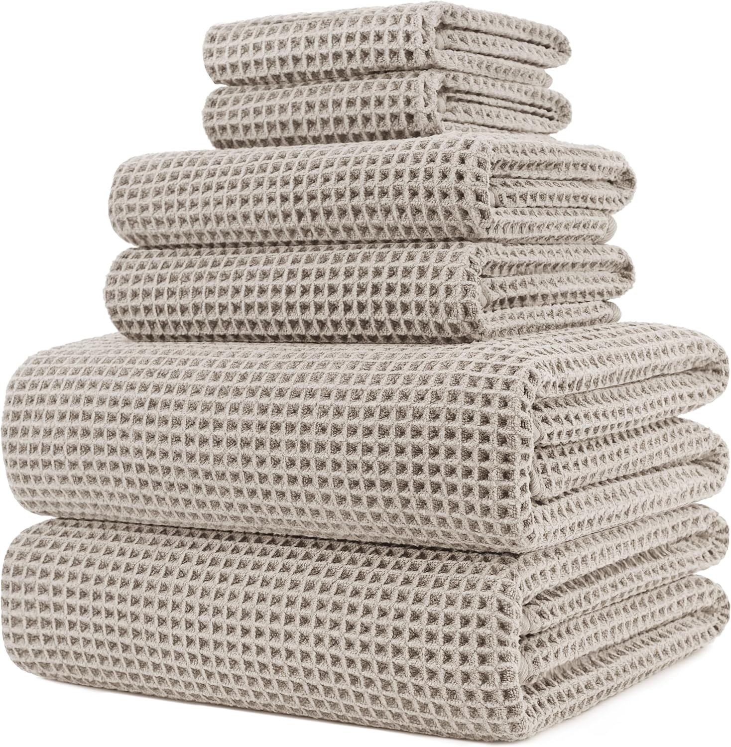 Quick Dry Lint-Free Microfiber Bath Towels Set for Home and Travel