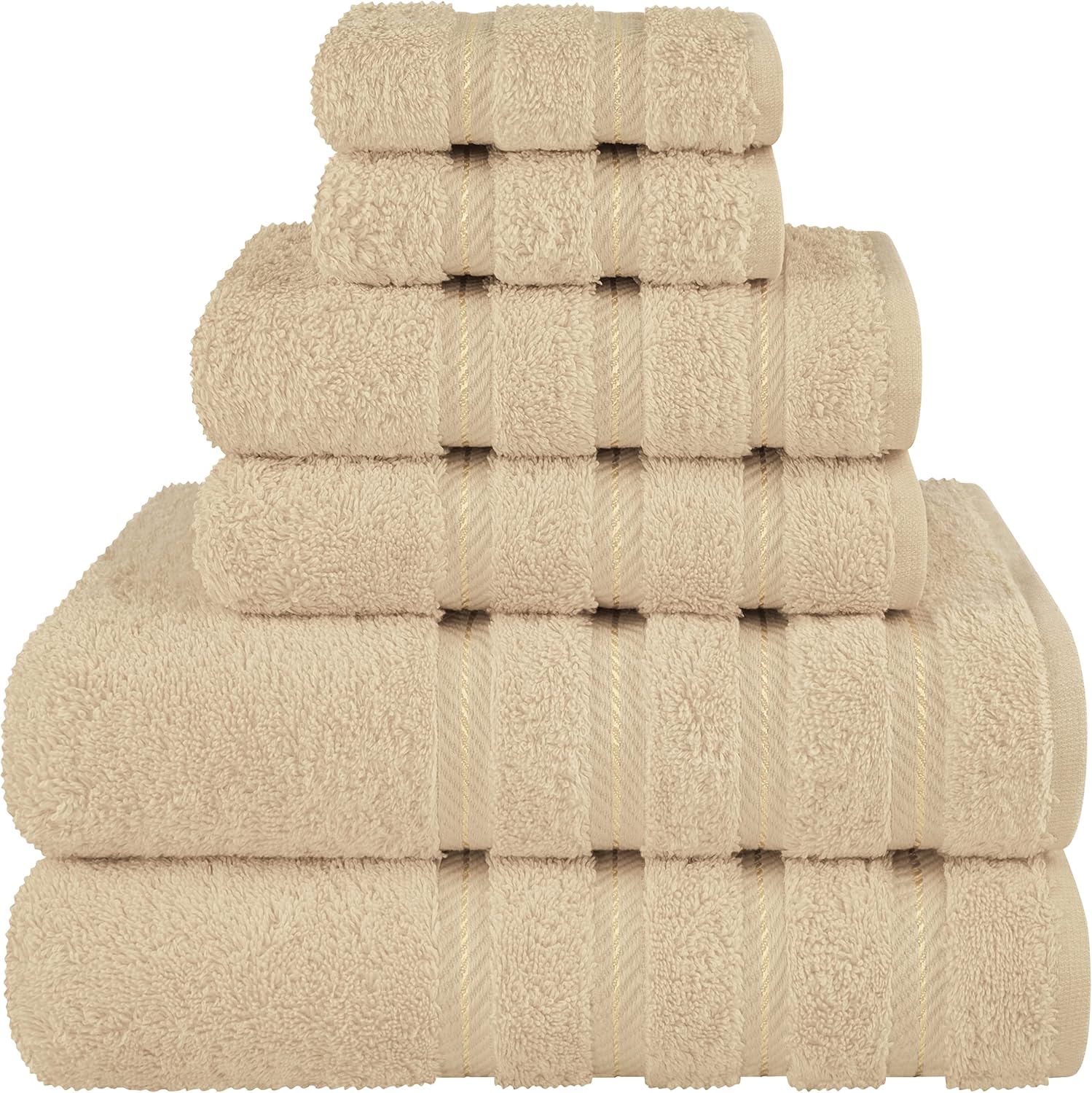 American Soft Linen Luxury 6-Piece Cotton Towel Set