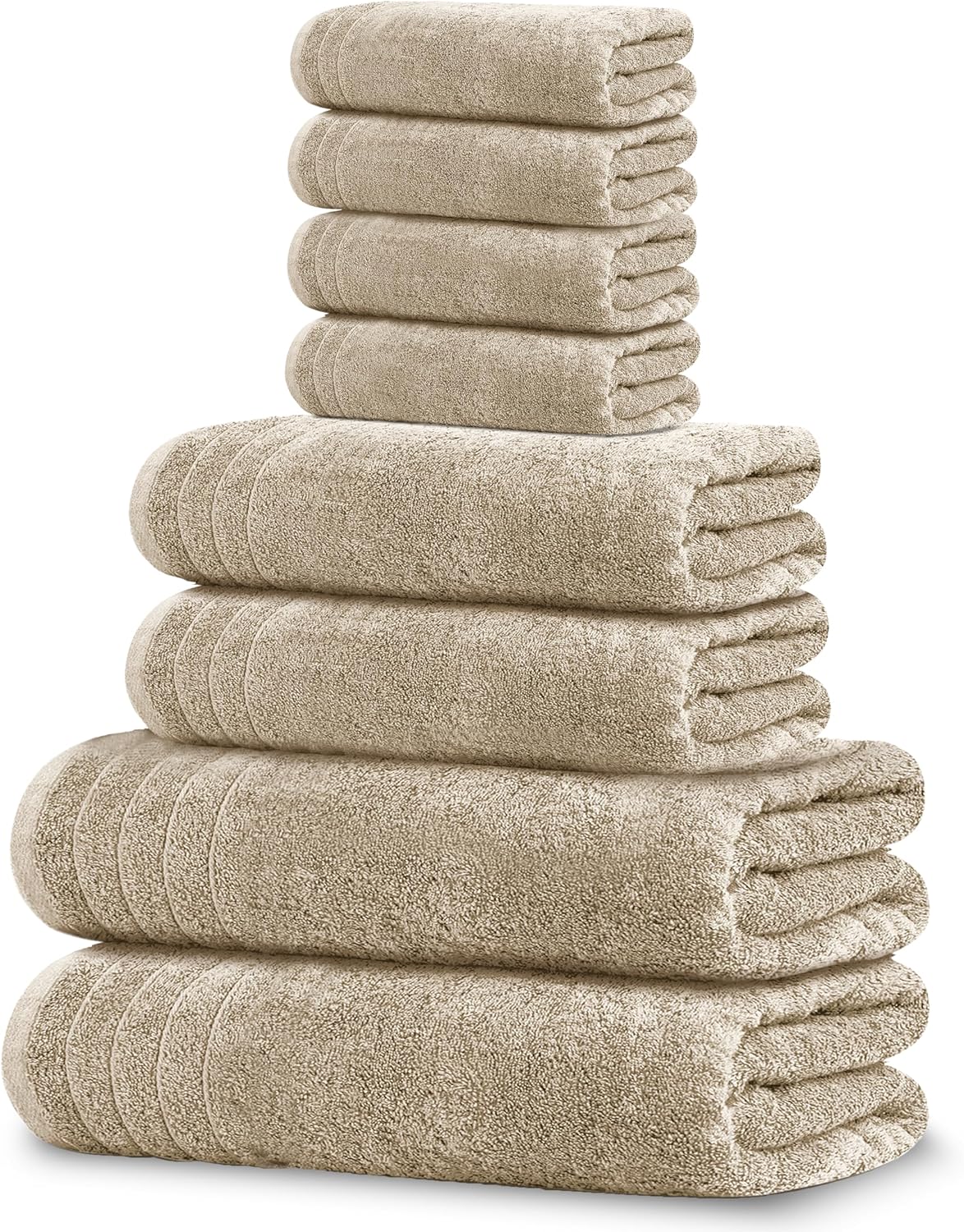 Lightweight 100 Cotton Towels Bath Set Perfect for Bathroom Use