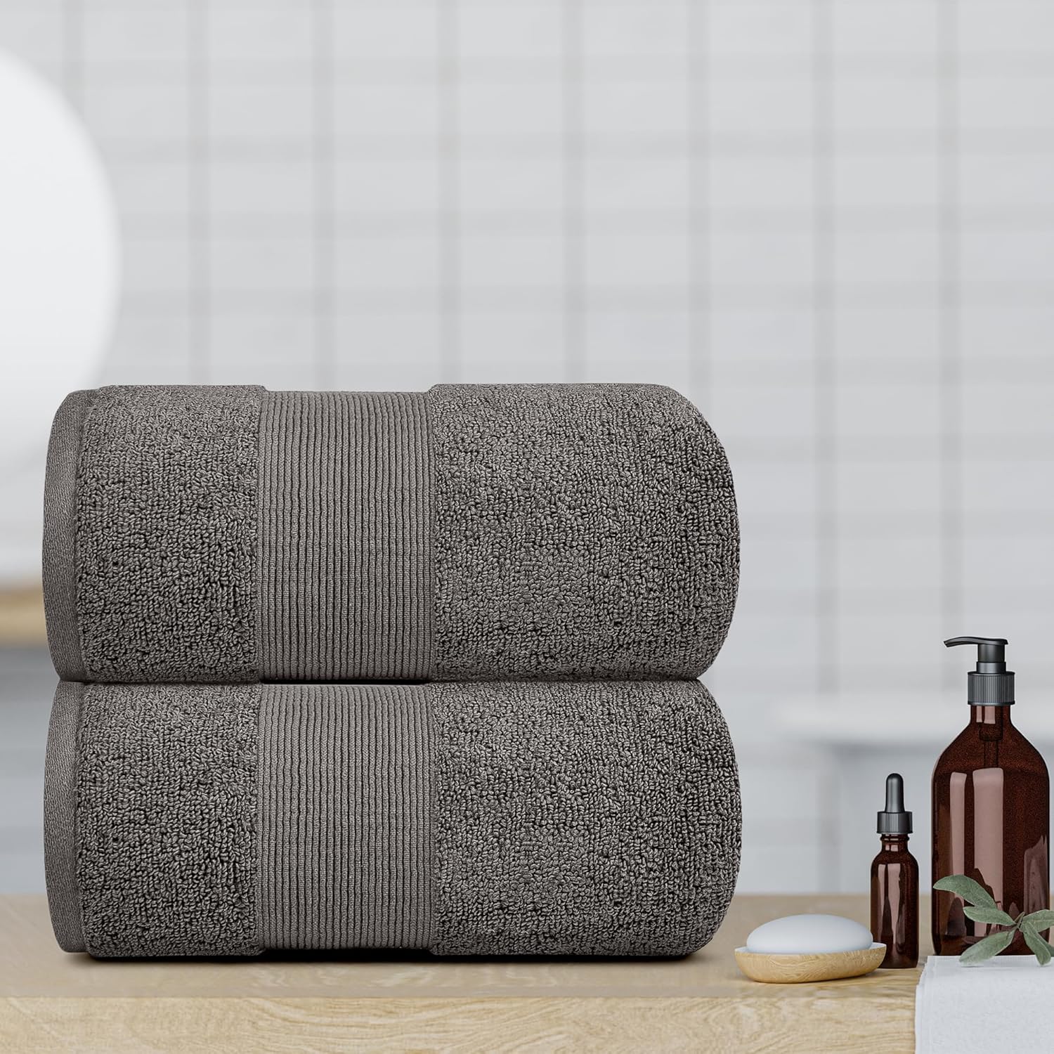 White Classic Luxury Oversize Bath Towels