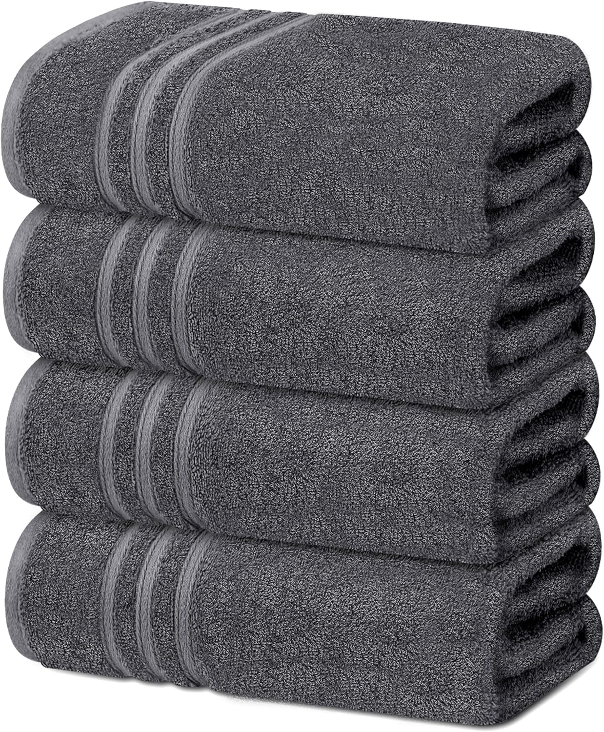 Tens Towels - 4 x 27x54 Cotton Bath Towels