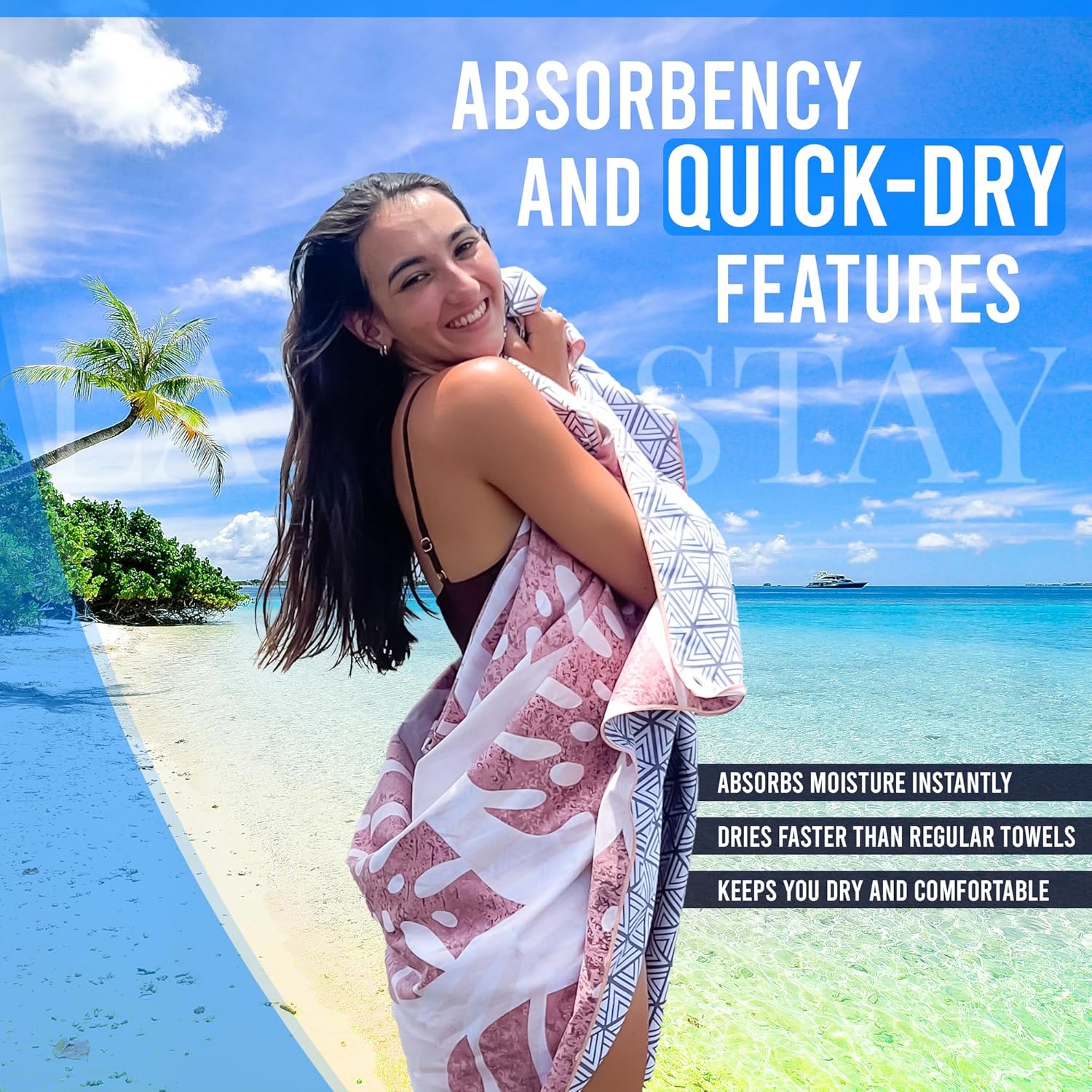 Lay Stay Sand Free Beach Blanket