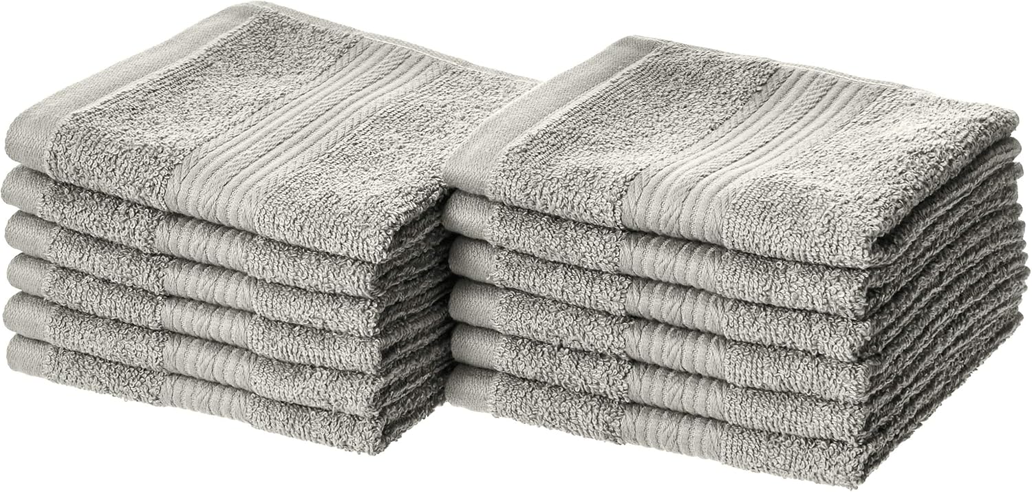 12-Pack of Cotton Face Washcloths