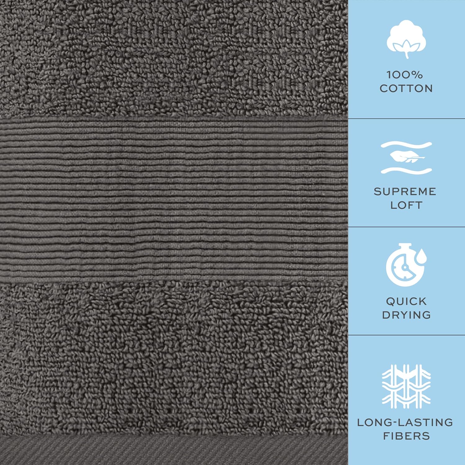 White Classic Luxury Oversize Bath Towels