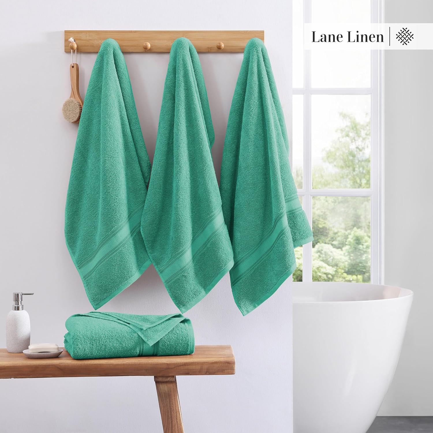 High-Quality Teal Bath Sheets Set Quick Dry Soft Cotton Towels