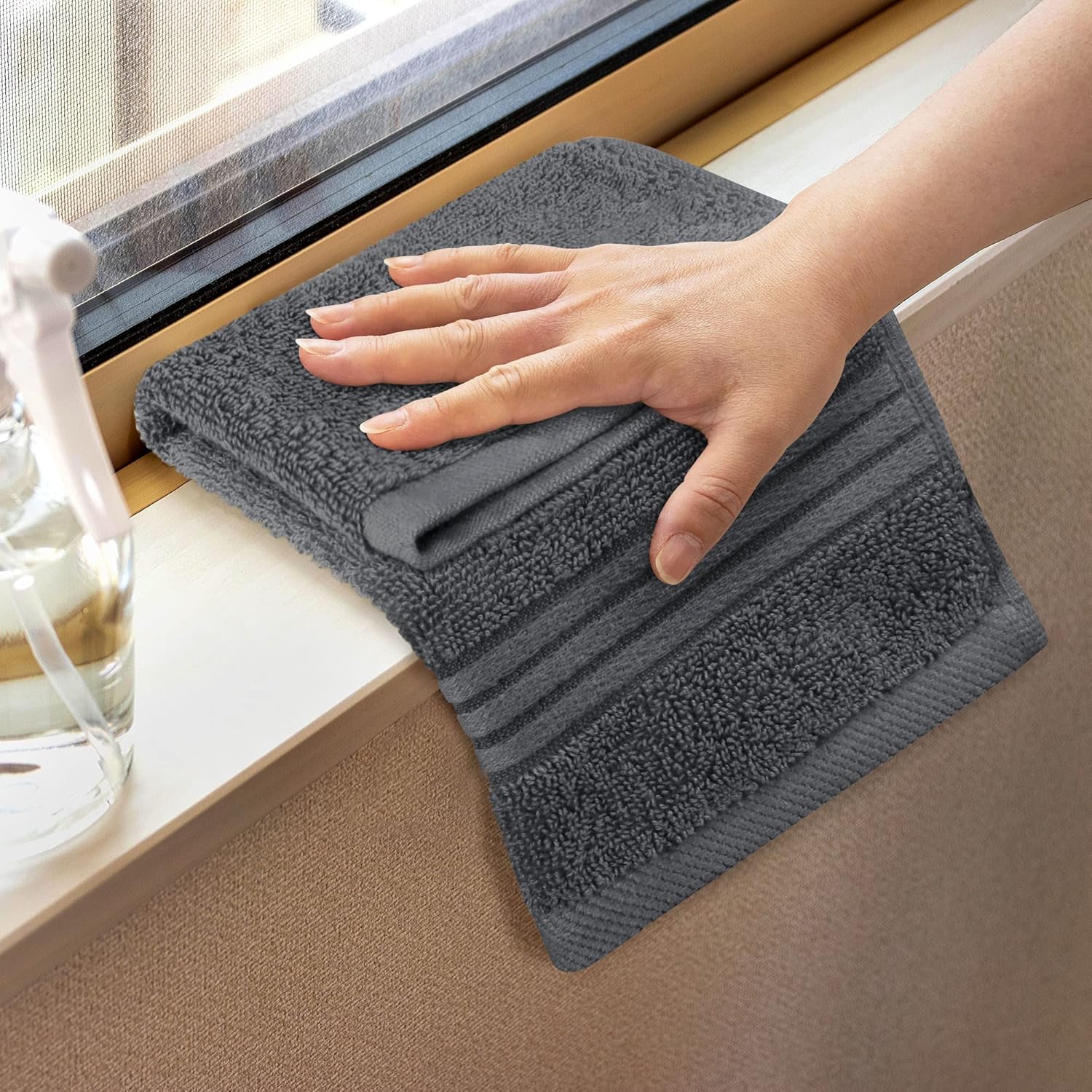 Utopia Premium Washcloth Set