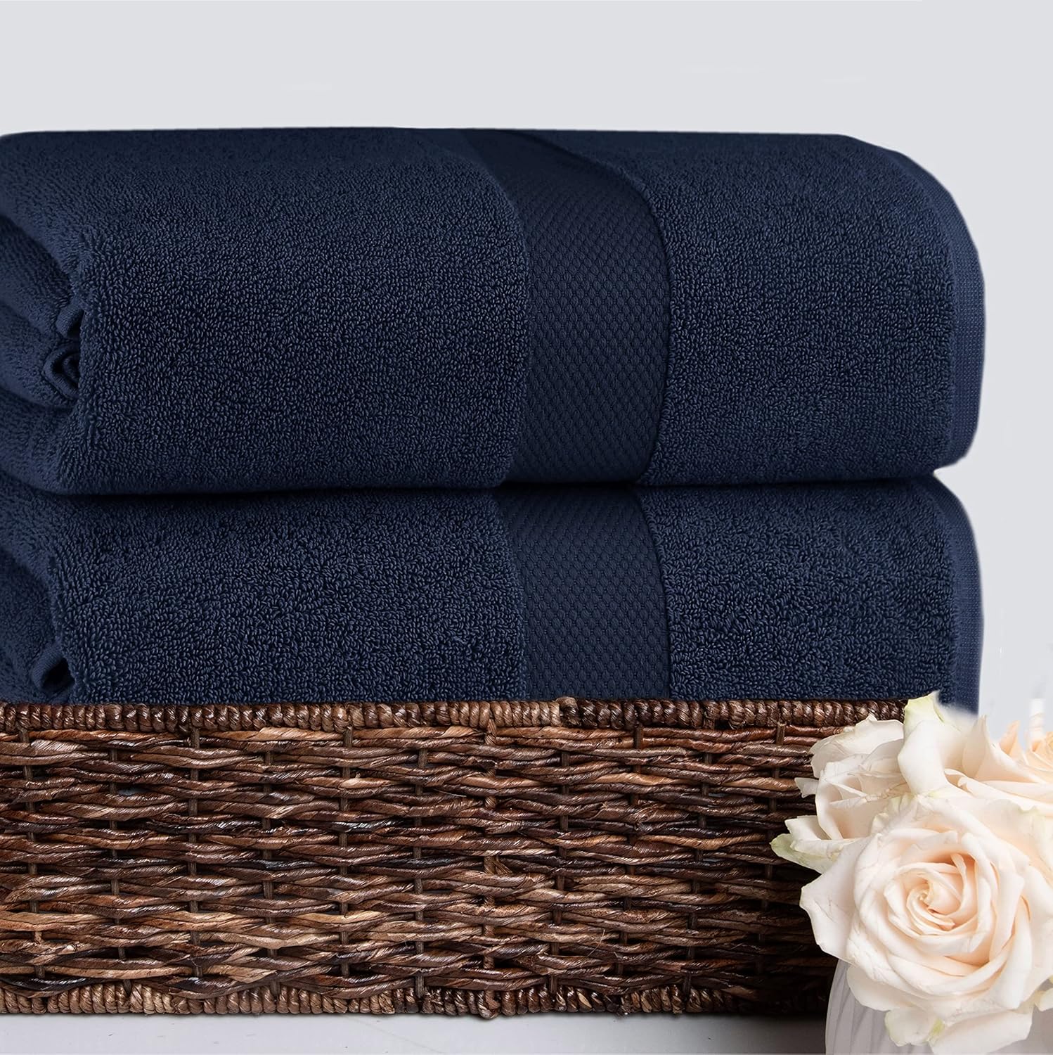 COTTON CRAFT Luxury Bath Sheets - 2-Pack