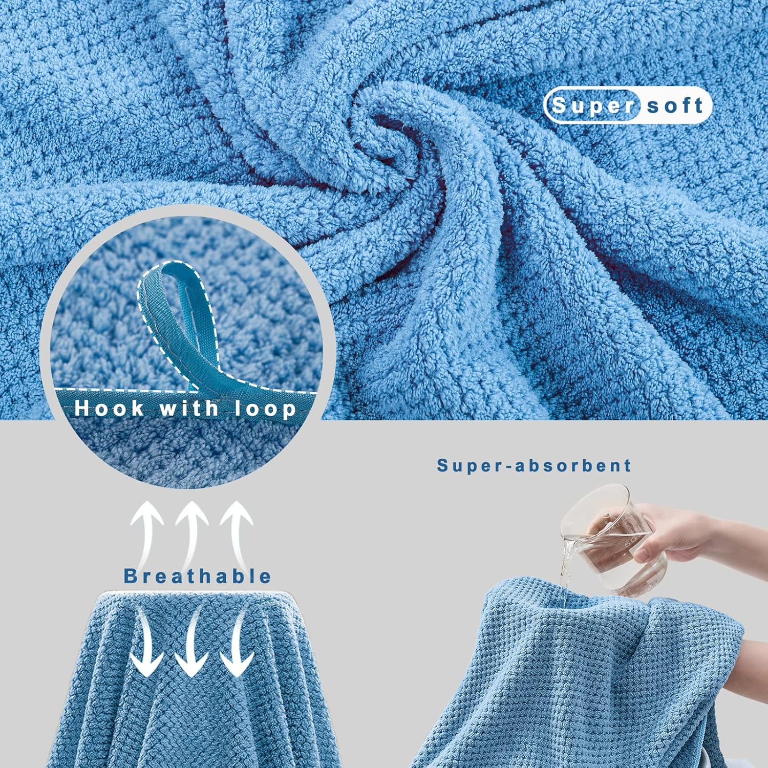 Oversized Bath Towels Set