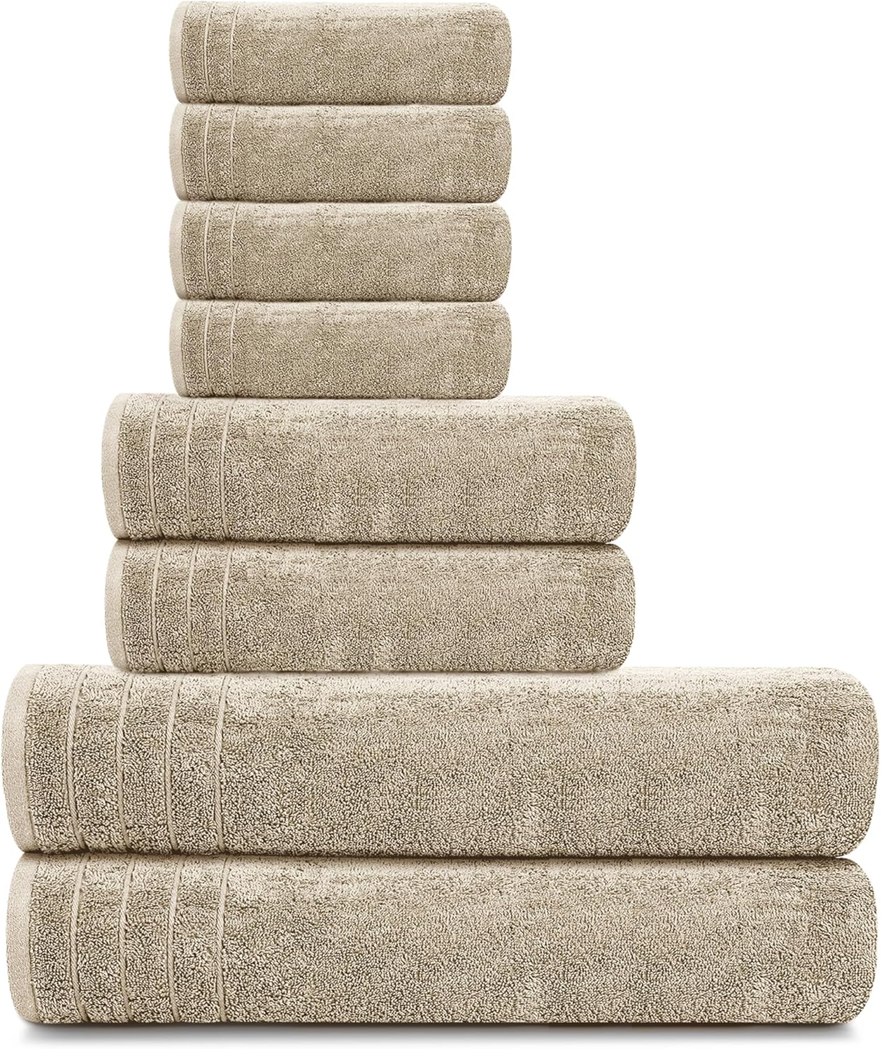 Lightweight 100 Cotton Towels Bath Set Perfect for Bathroom Use