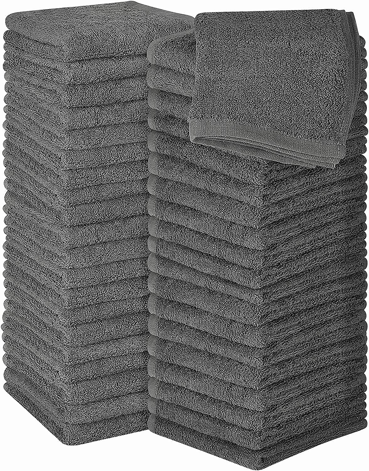 Simpli Magic Cotton Washcloths Pack of 48 12x12