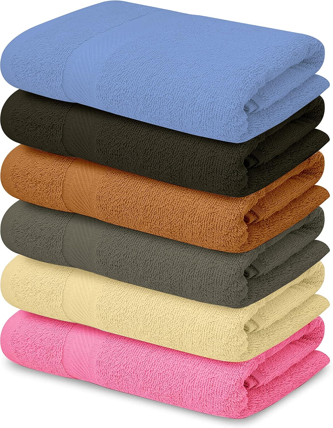 Premium 27x54 Cotton Bath Towels - 100 Soft Absorbent