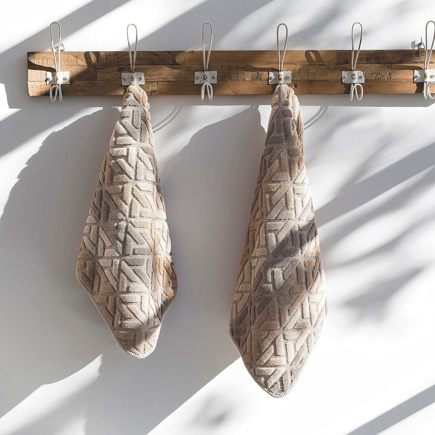Elegant Geometric Bath Towel