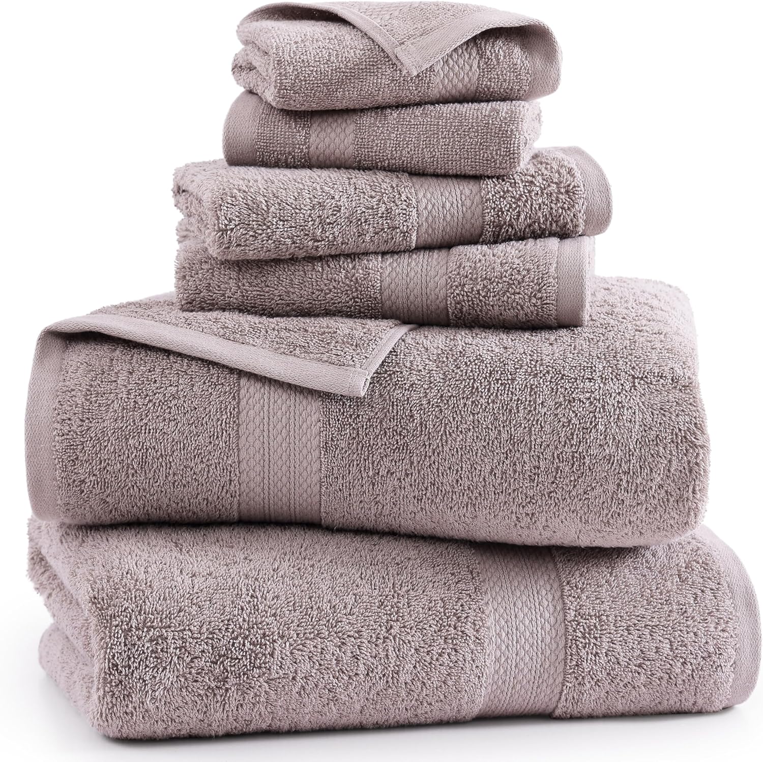Luxury Cotton Towels Set for the Bathroom