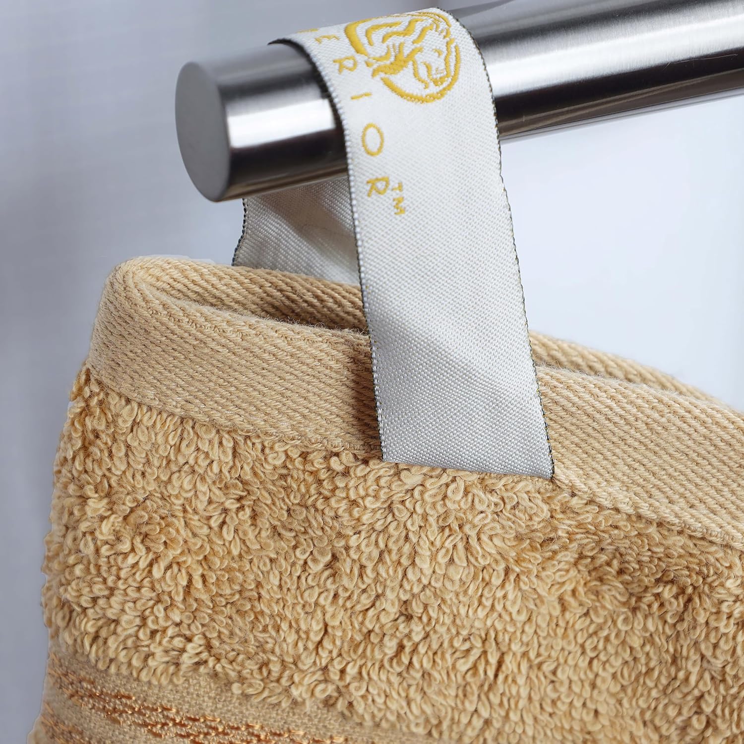 Superior 13x13 Long Staple Combed Cotton Face Towels 10 Piece Set
