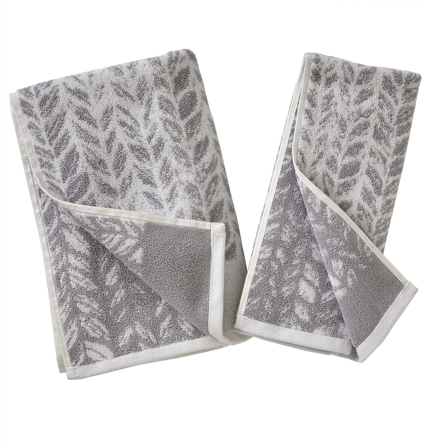 SKL Home Distressed Leaves 16x26 Hand Towels 2 Count
