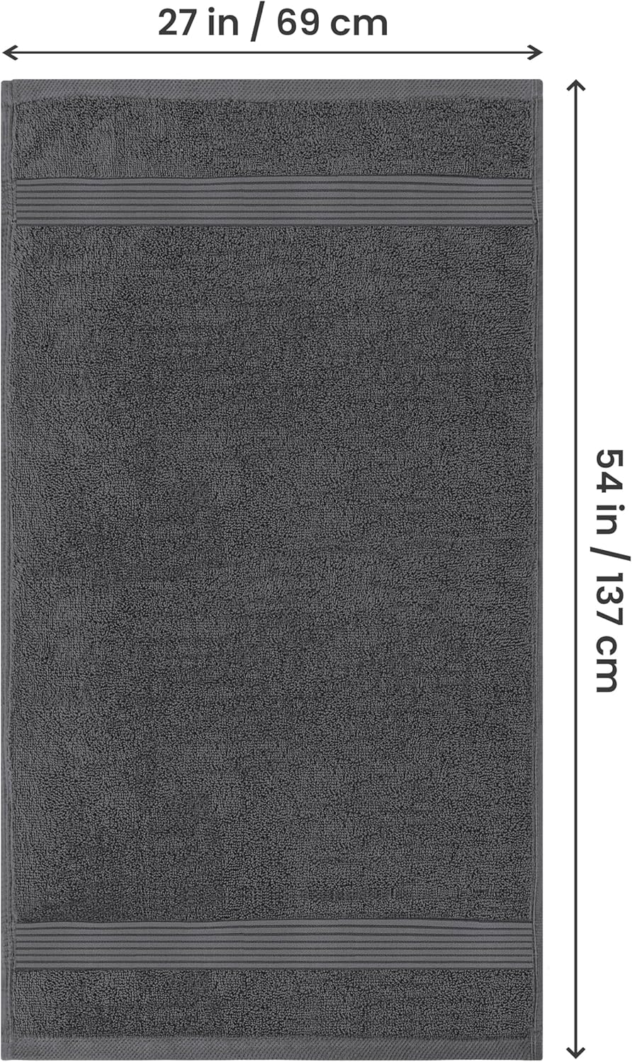 Utopia 4-Pack Bath Towels Set - Soft Dry and Functional